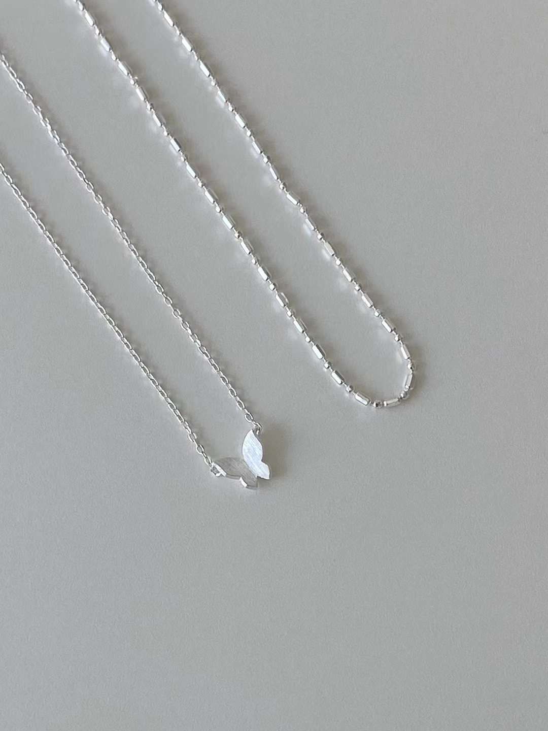 [現貨] 韓國925純銀 〰️ 小清新蝴蝶項鍊 N011 韓系簡約 純銀飾品 純銀項鍊