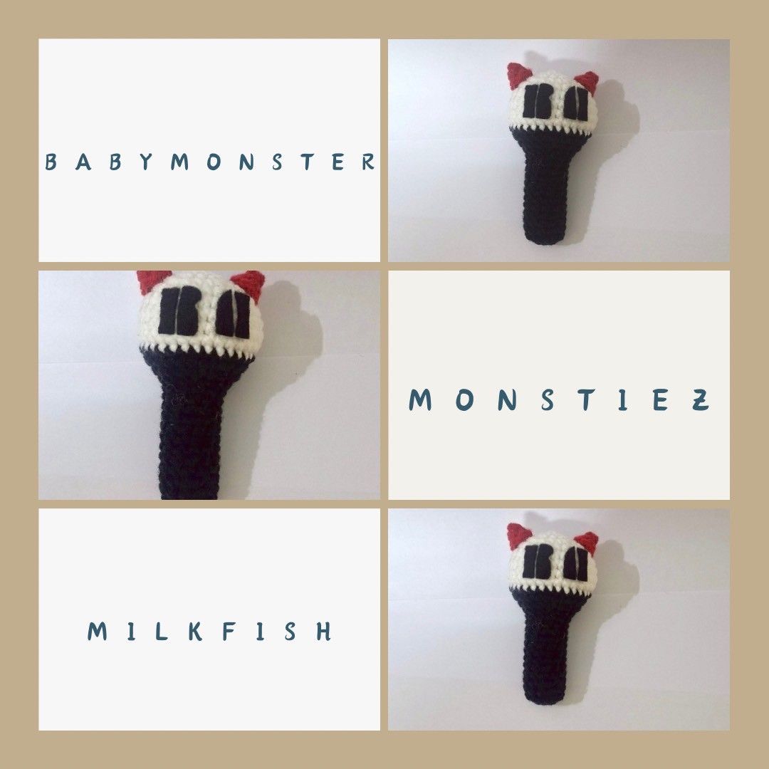 BABYMONSTER 手工針織應援棒