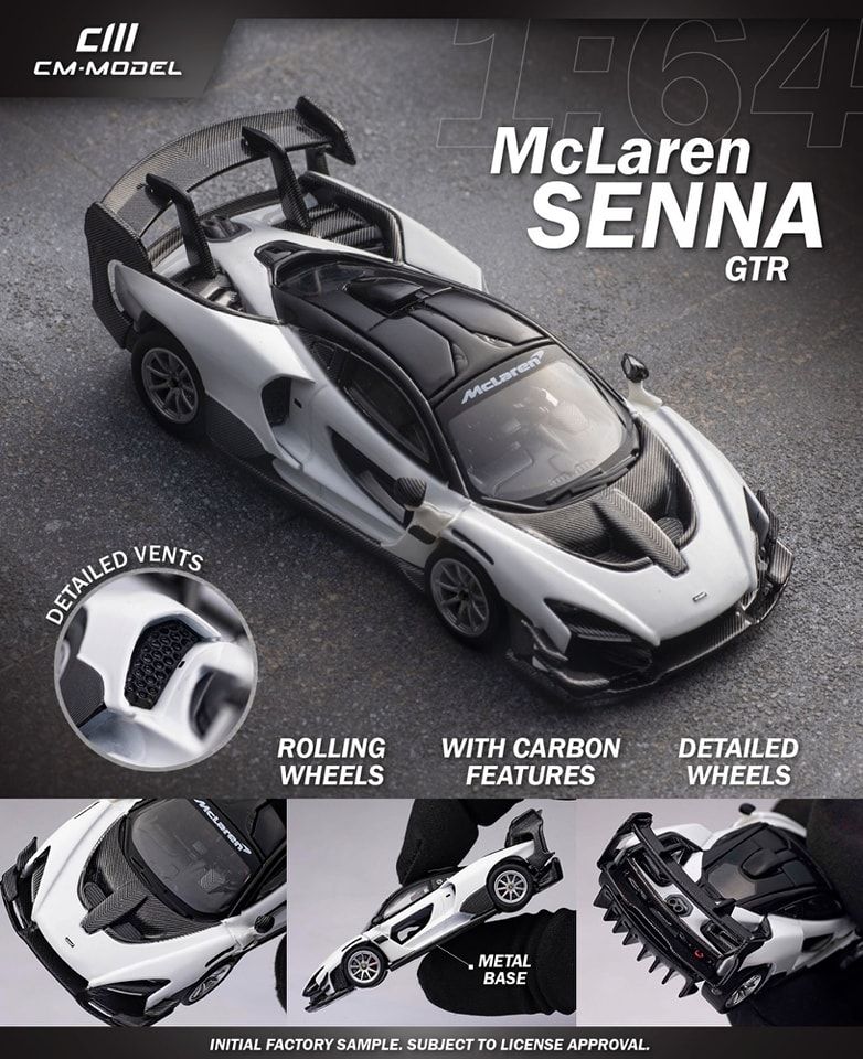 CM Model 1/64 McLaren Senna GTR