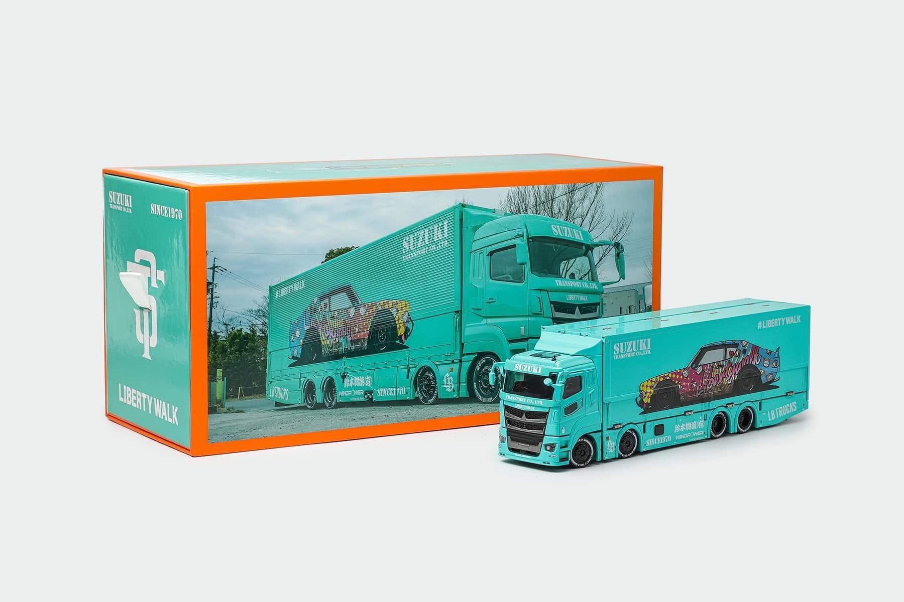GCD 1/64 Mitsubishi Fuso LBWK LB運輸車