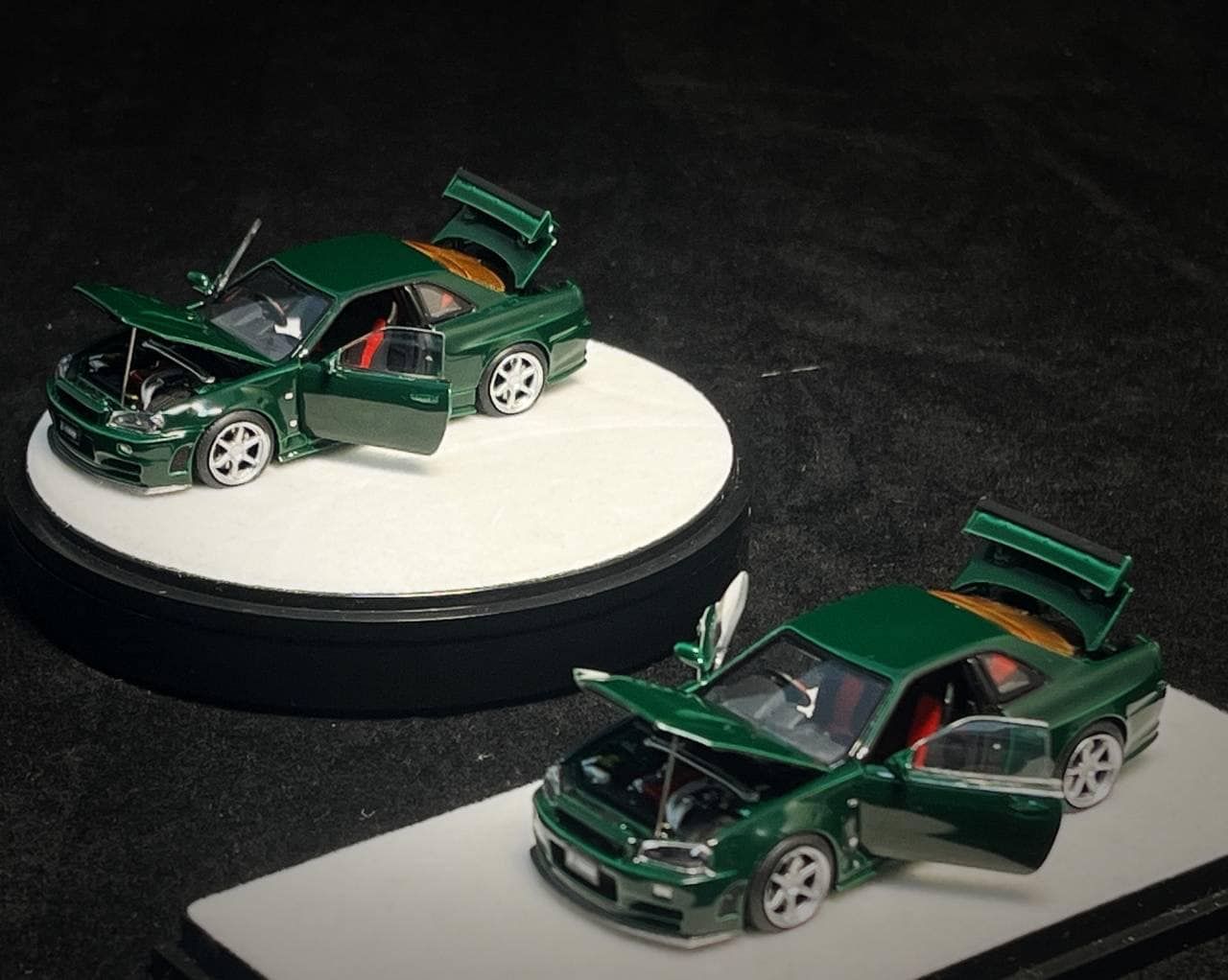 PGM 1/64  Nissan GT-R R34 Z-TUNE British Green （英國綠）