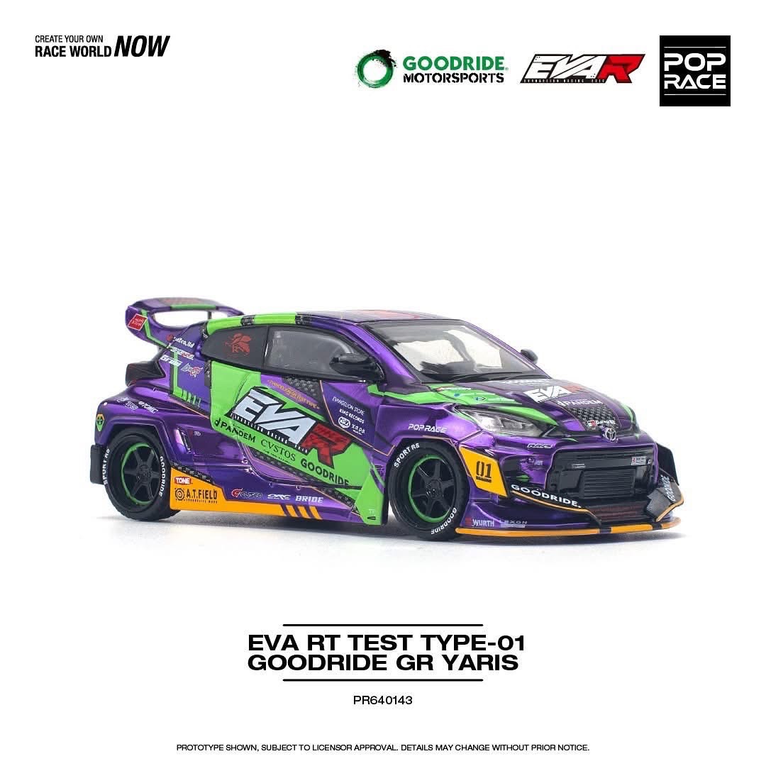 POP RACE 1/64 EVA RT TEST TYPE-01 GOODRIDE GR YARIS