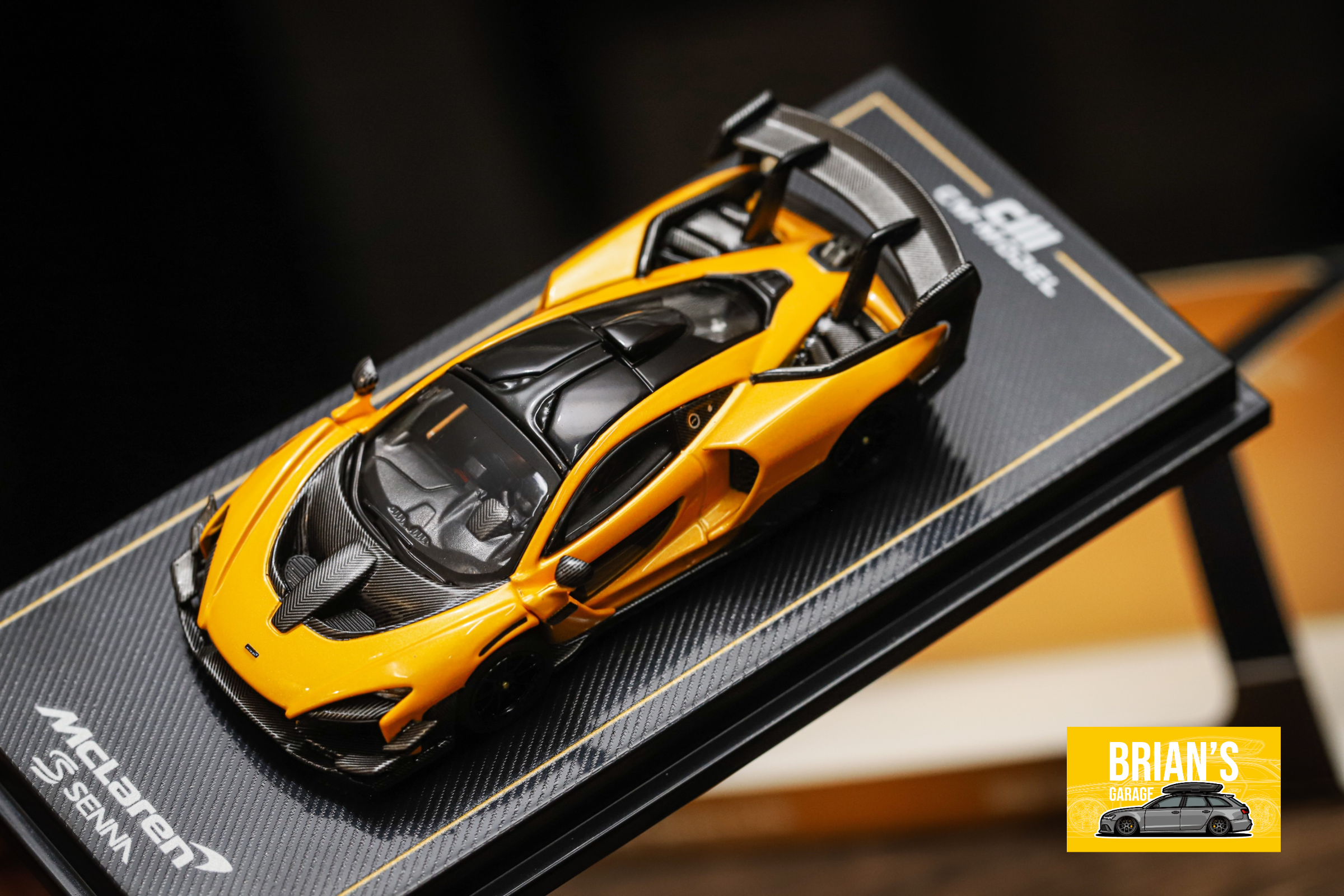 CM Model 1/64 Senna GTR 限定版 珠光黃色