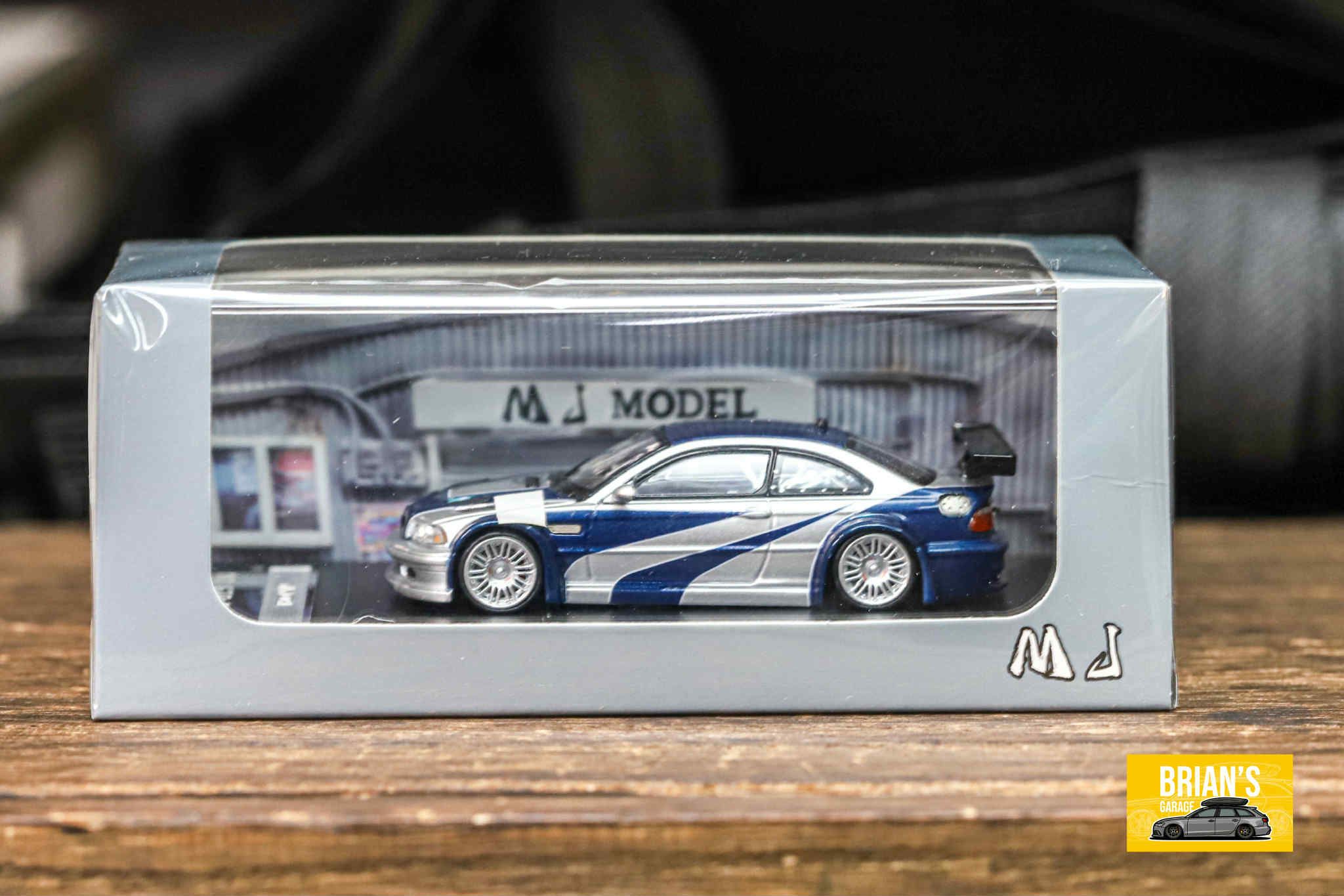 MJ 1/64  M3 E46 GTR 引擎蓋可開