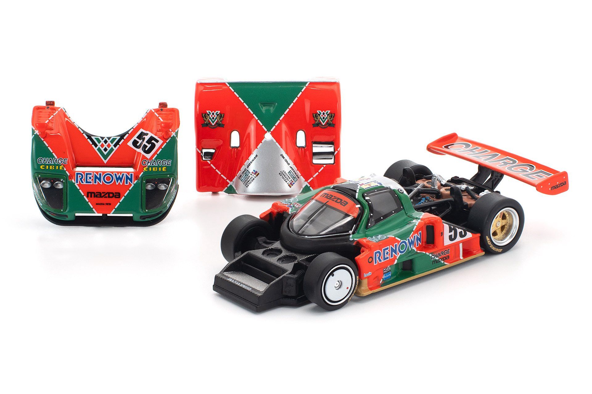 POP RACE 1/64 MAZDA 787B 1991 LE MANS 24H WINNER