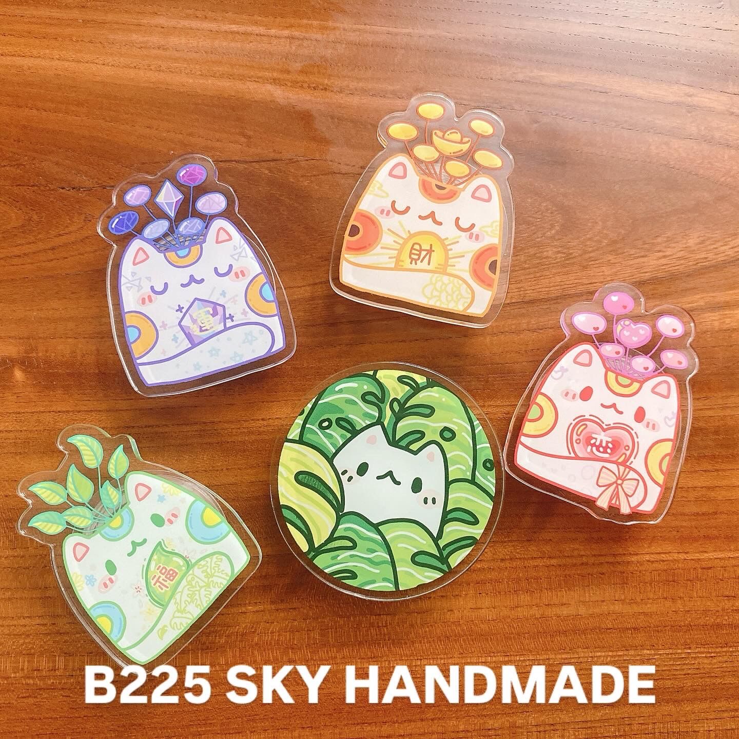 植喵系列文創周邊~手機氣泡支架