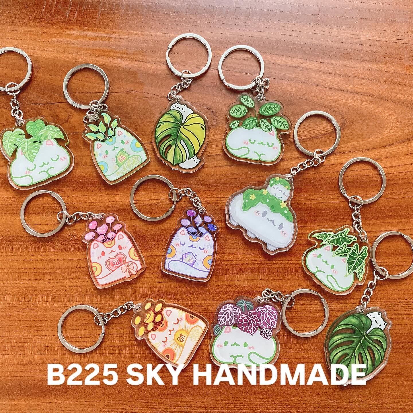 植喵系列周邊~壓克力吊飾