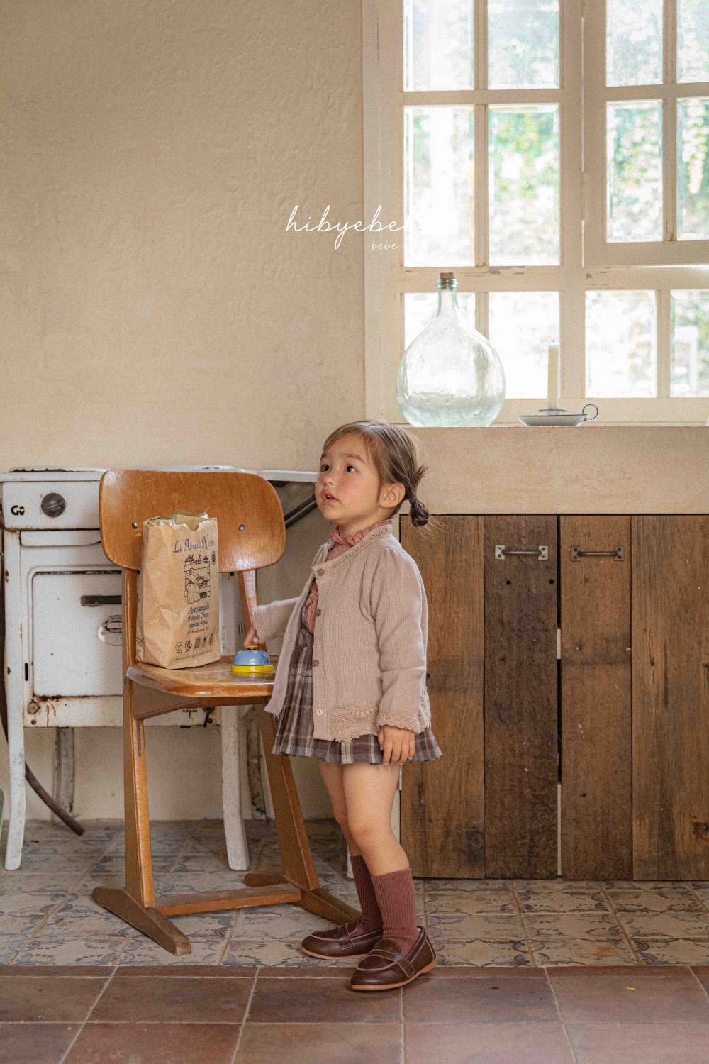 Hibye ｜ 柔軟針織蕾絲開衫外套