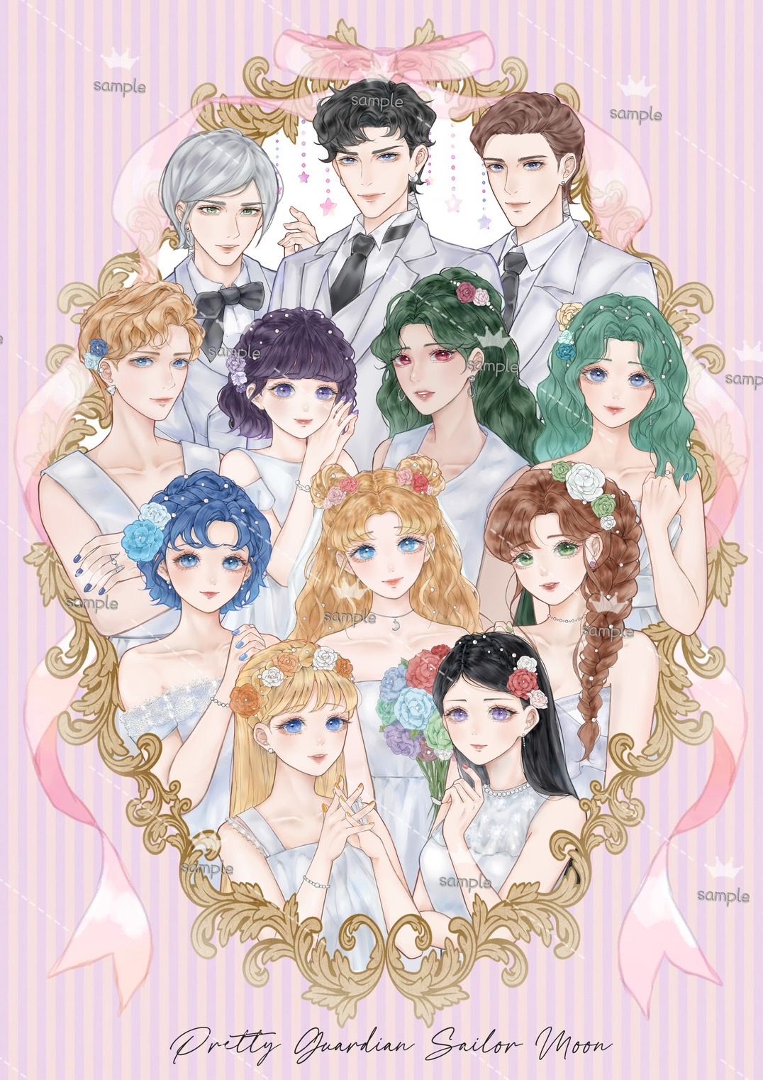 《美少女戰士-貼紙組-12戰士款》