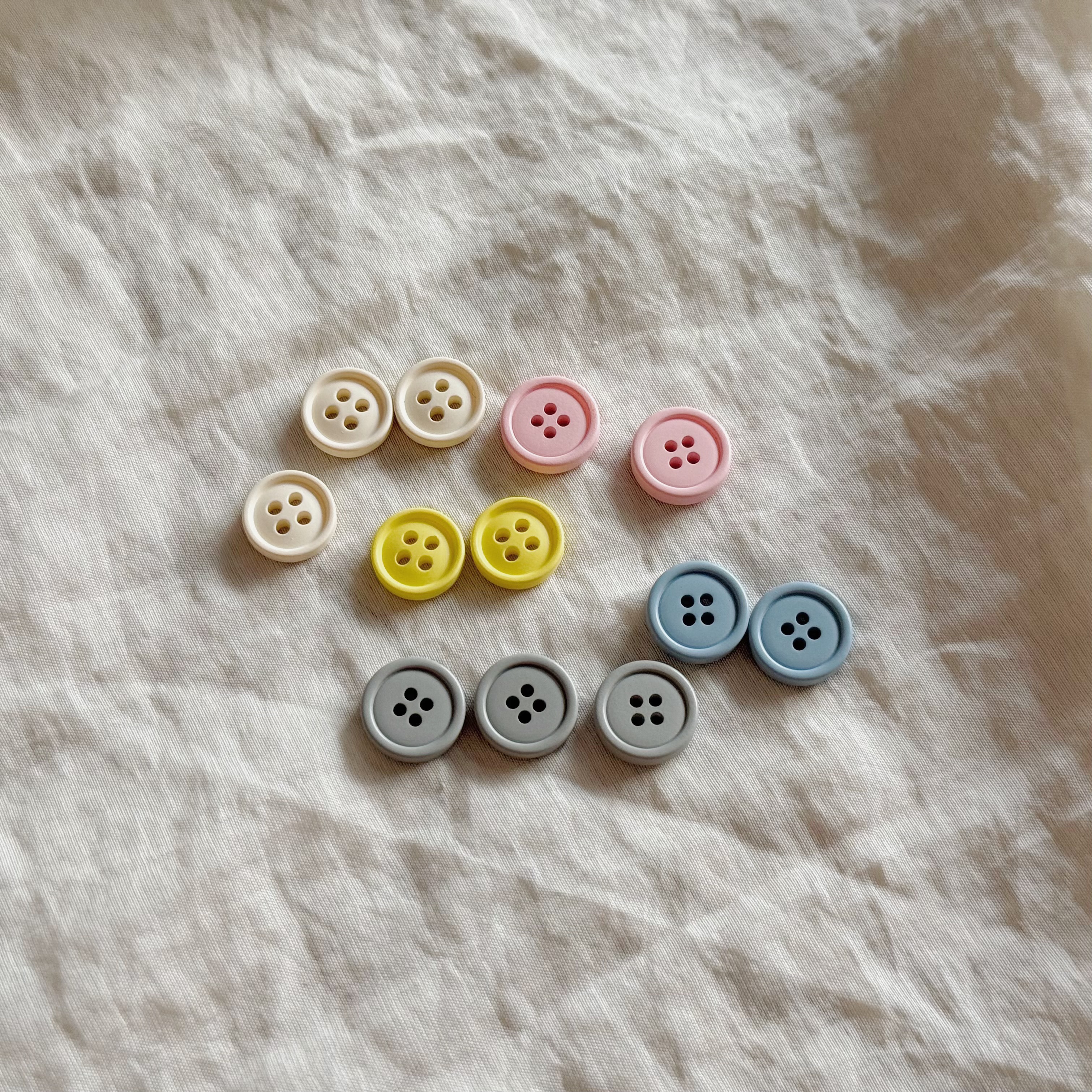 迷你多彩圓釦