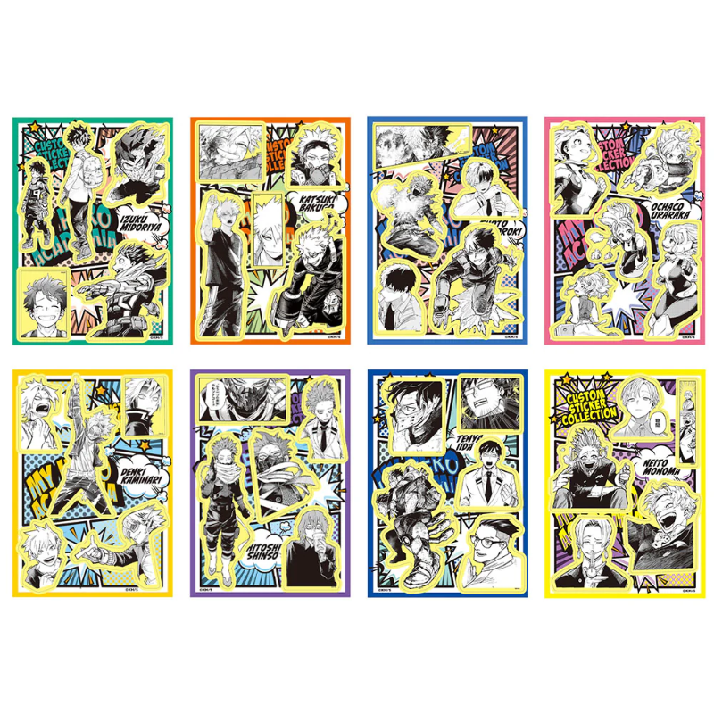 我的英雄學院 原畫貼紙第二彈