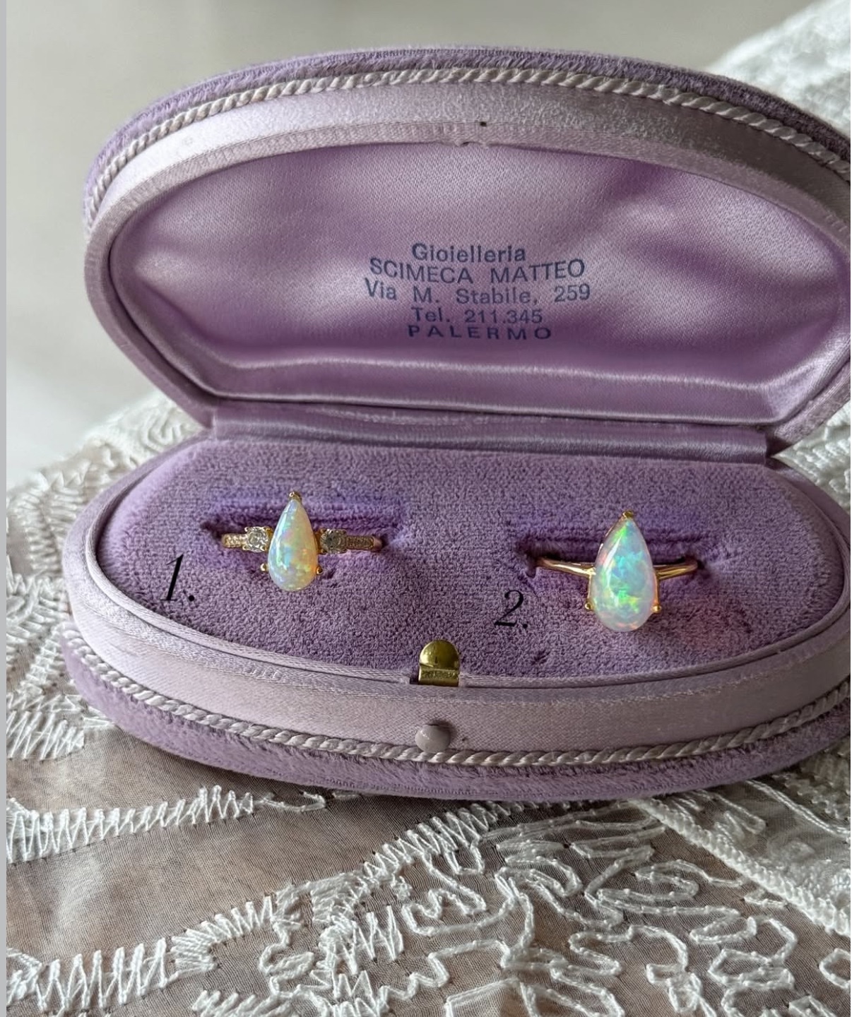 ⁂歐泊戒指/絕版庫存，些微存放痕跡，超值特惠！