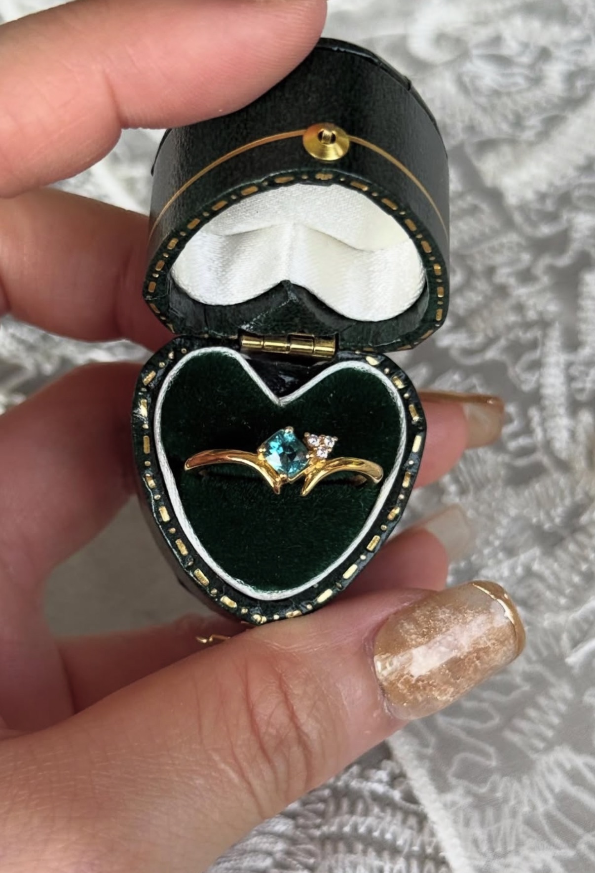 ⁂ 碧璽戒指/絕版庫存，些微存放痕跡，超值特惠！