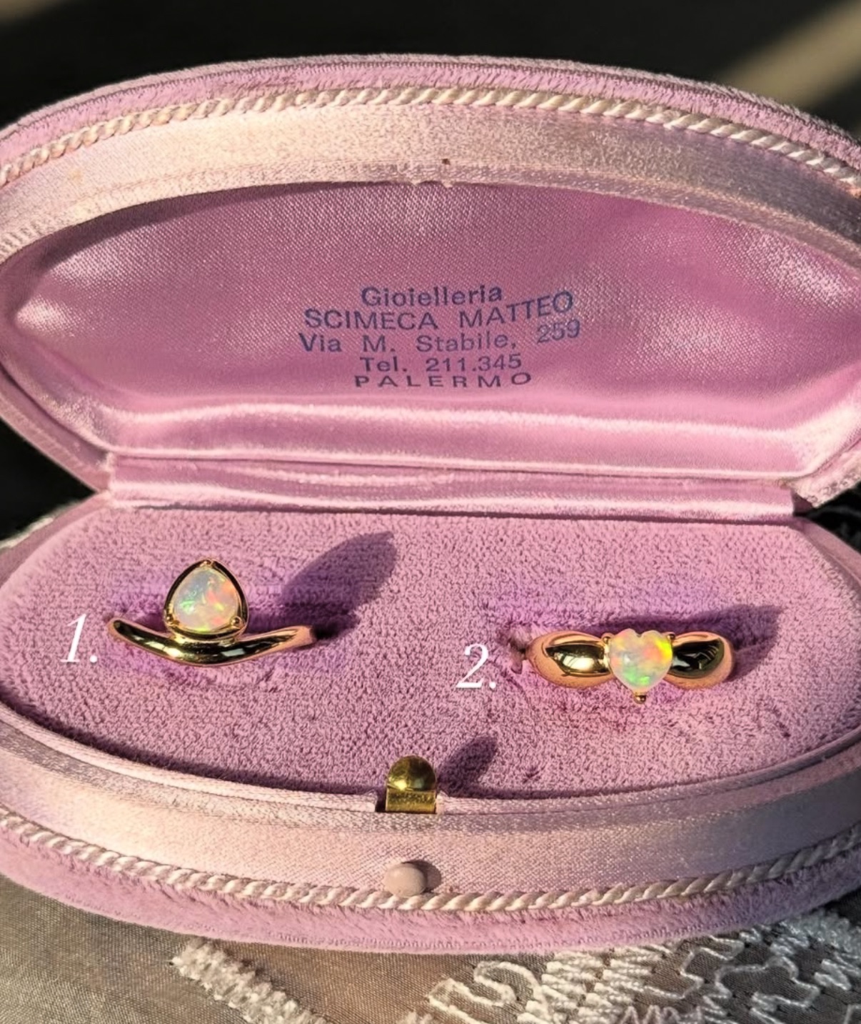 ⁂ 歐泊戒指/絕版庫存，些微存放痕跡，超值特惠！