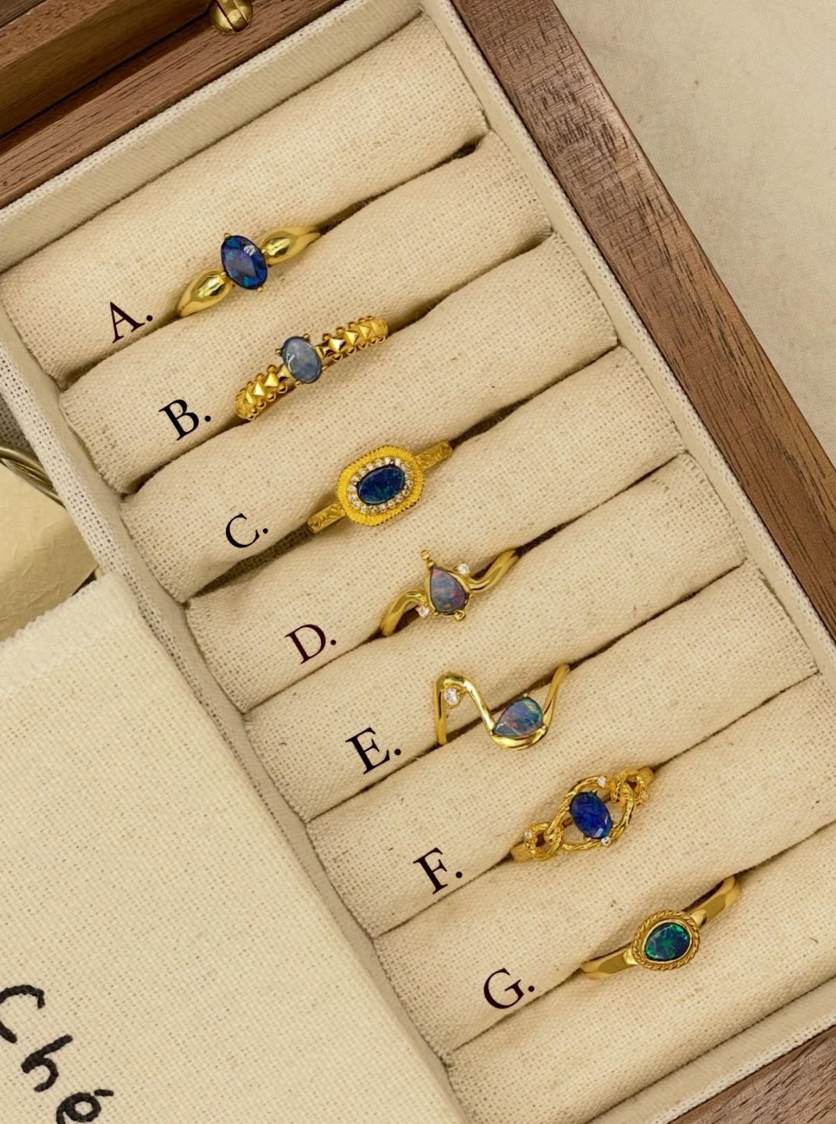 雙層澳洲歐泊/庫存老款，些微存放痕跡，超值特惠！