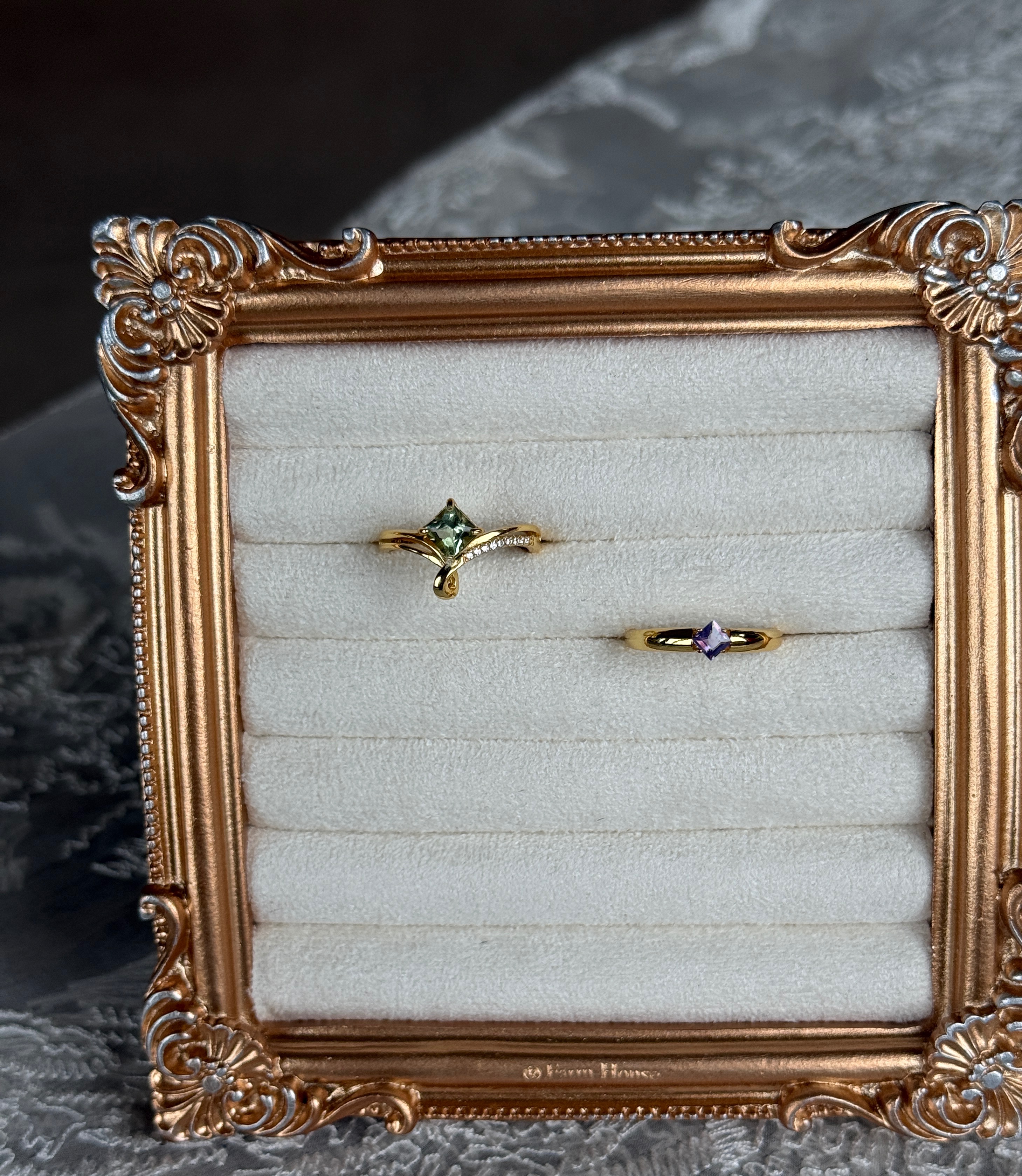 ⁂碧璽/尖晶戒指/絕版庫存，些微存放痕跡，超值特惠！