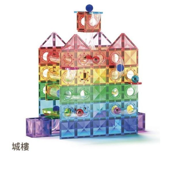 小牛津 鑽彩滾球磁力片-115pcs