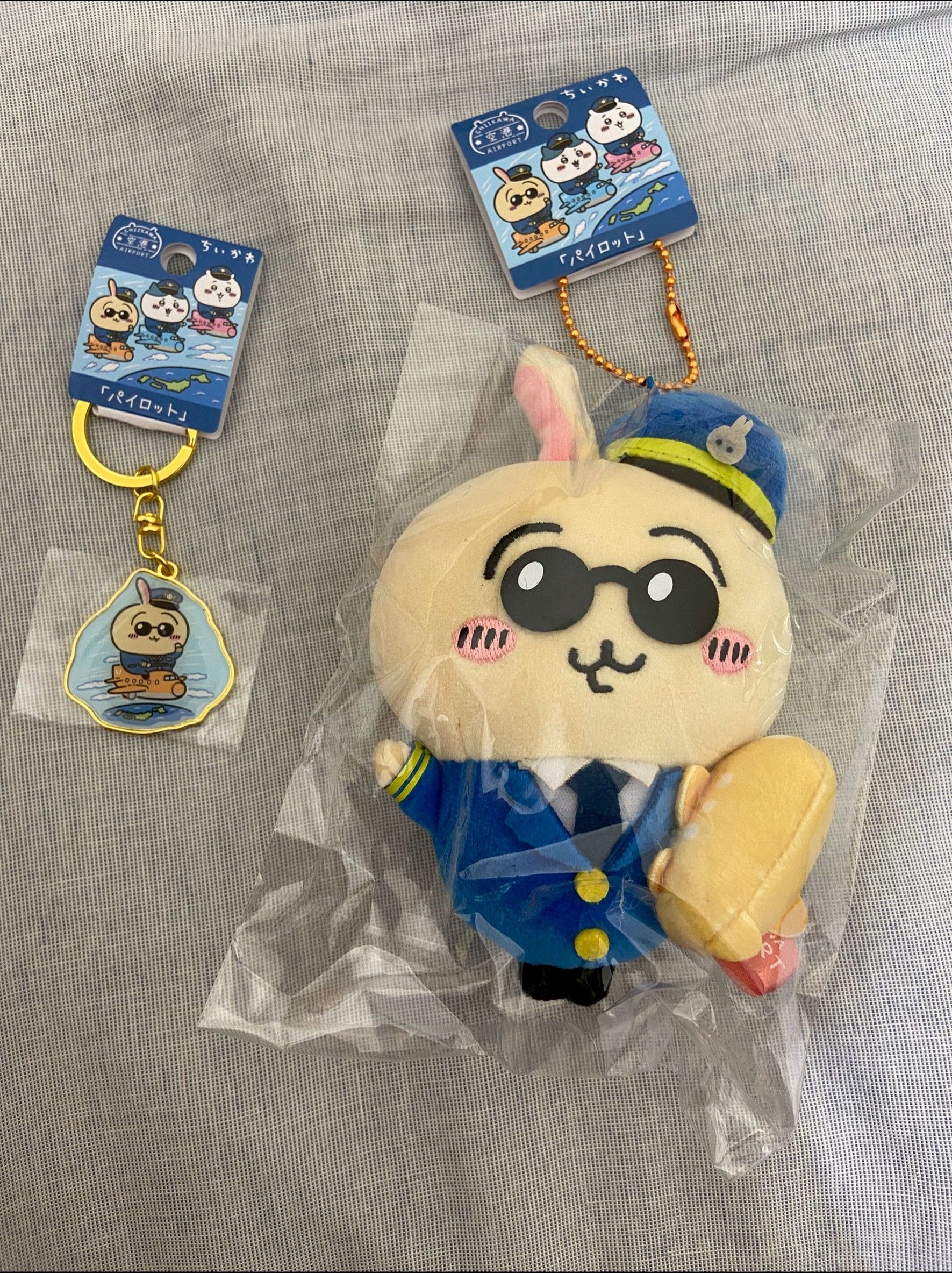 ＜加購價＞機長兔+機場兔鐵牌
