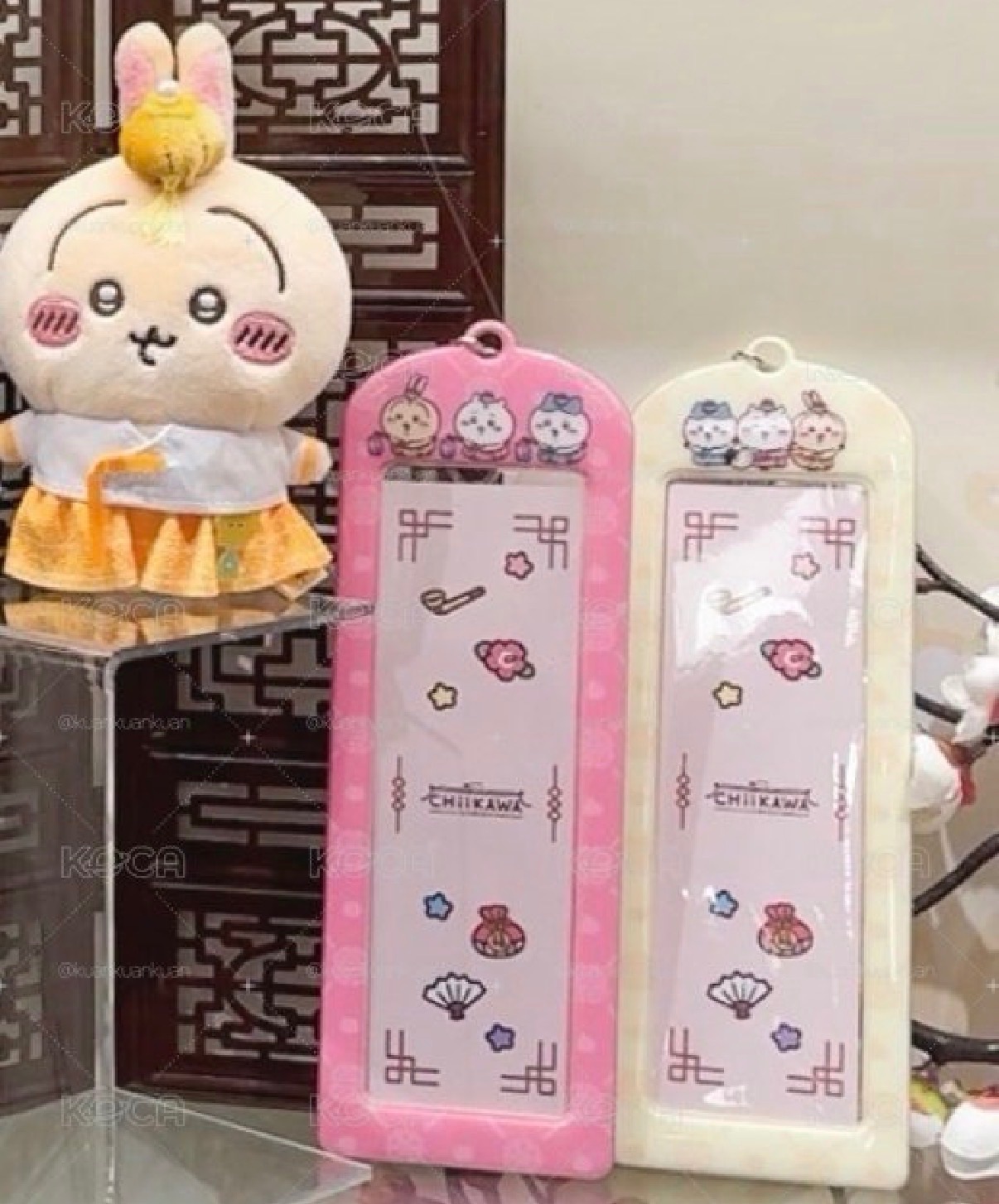 韓國吉伊卡哇 四格照吊飾