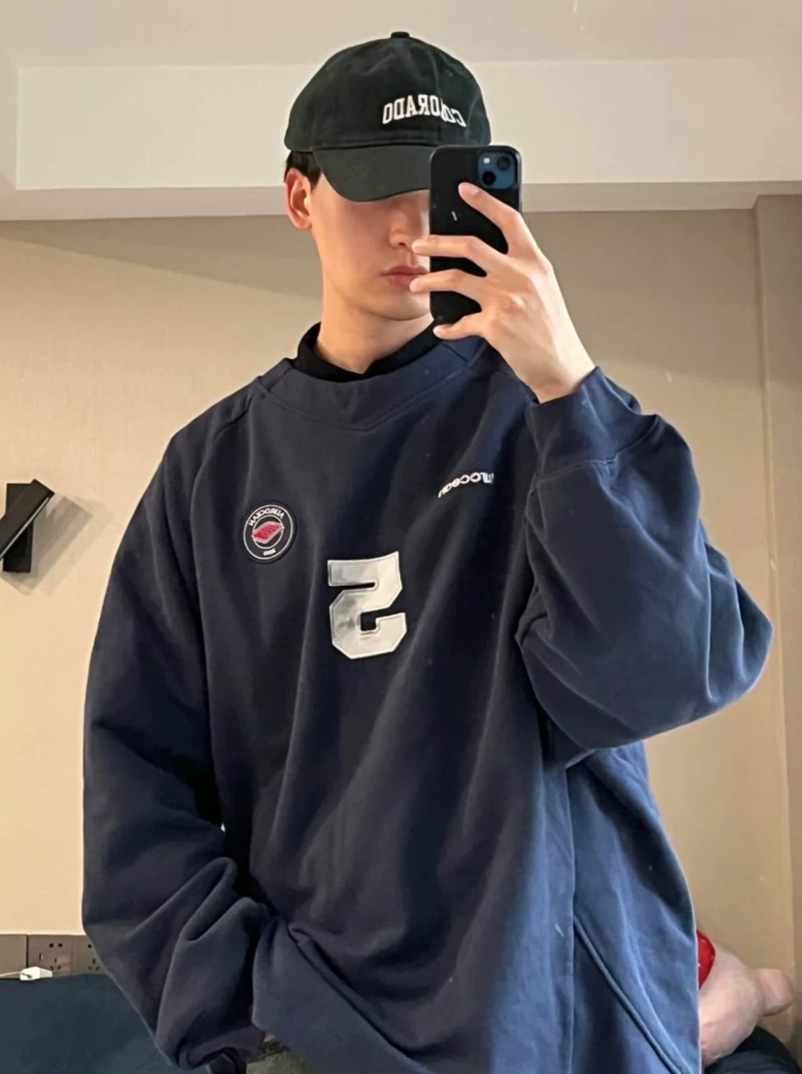 美式復古運動衛衣