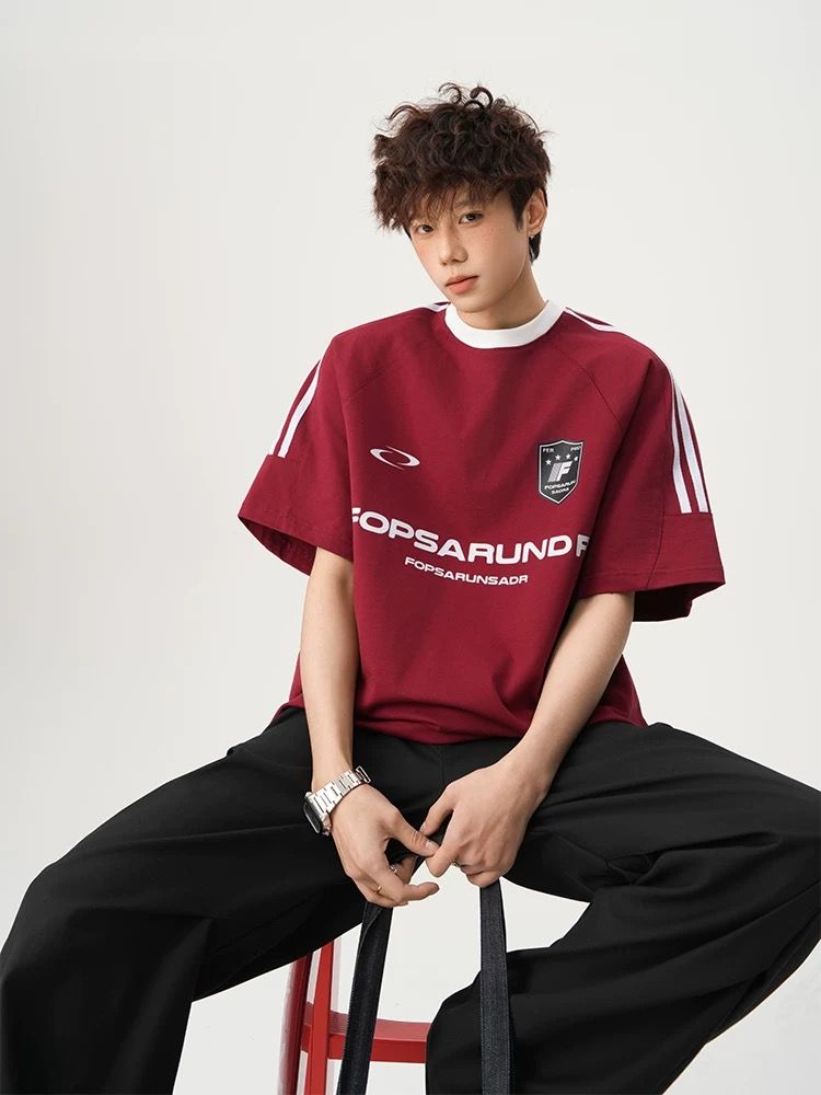 美式復古賽車風短袖_msc002