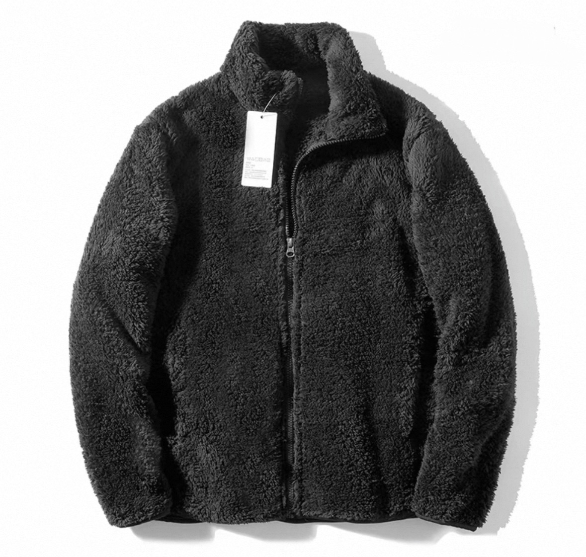 雙面珊瑚絨立領毛毛外套