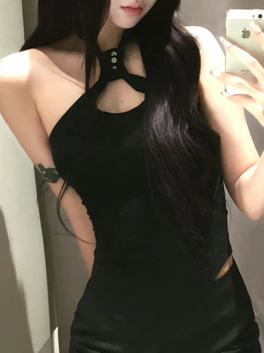 性感掛脖背心