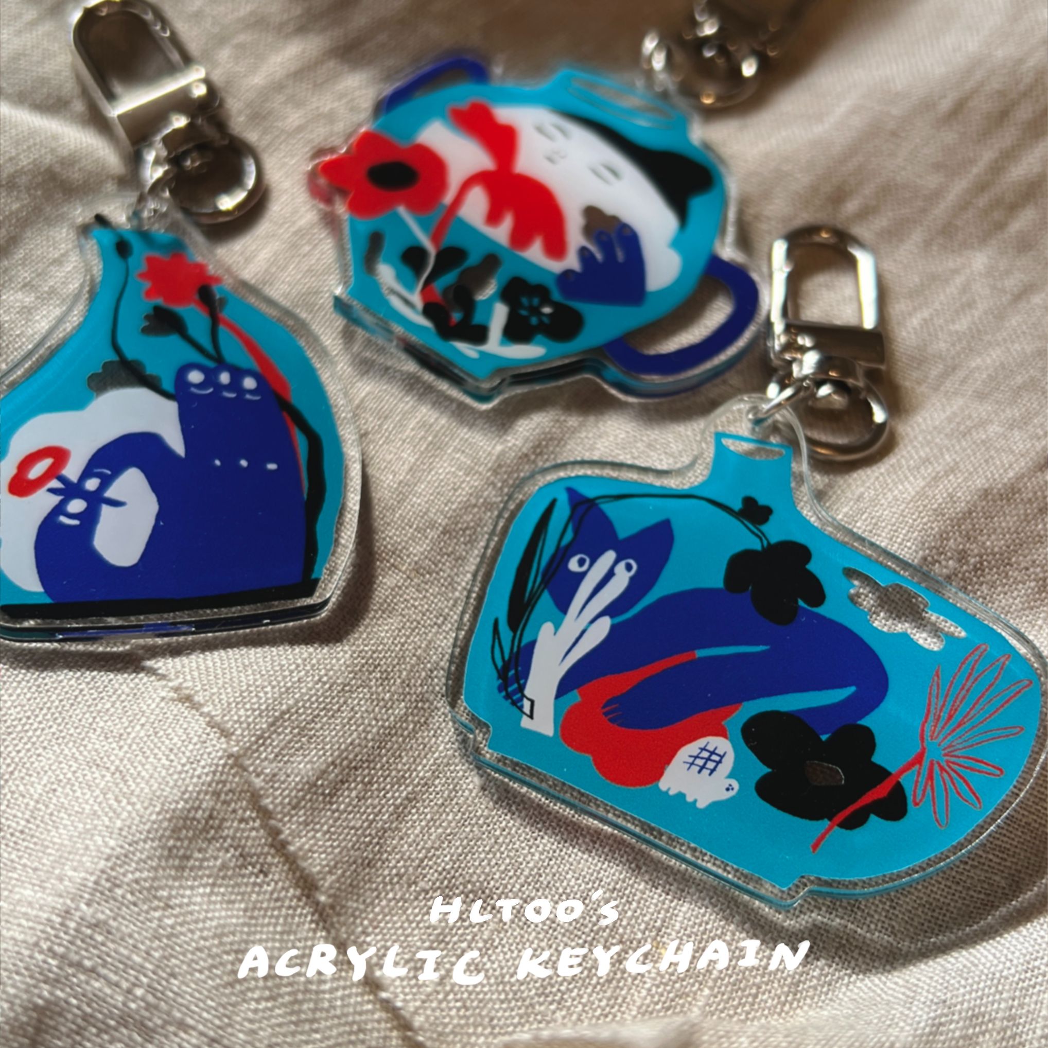 Hltoo’s Acrylic Keychain 阿瓜瓷