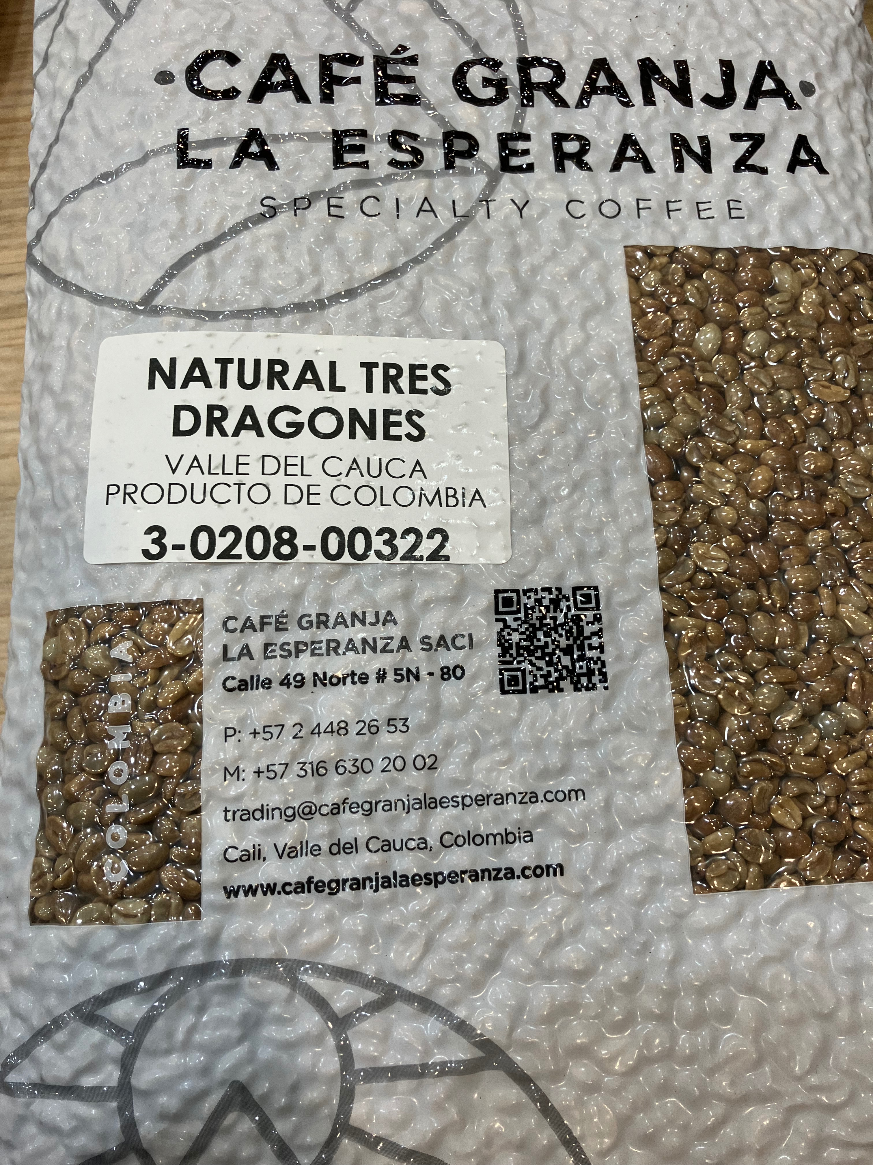 哥倫比亞 三龍 希望莊園 酒香日曬