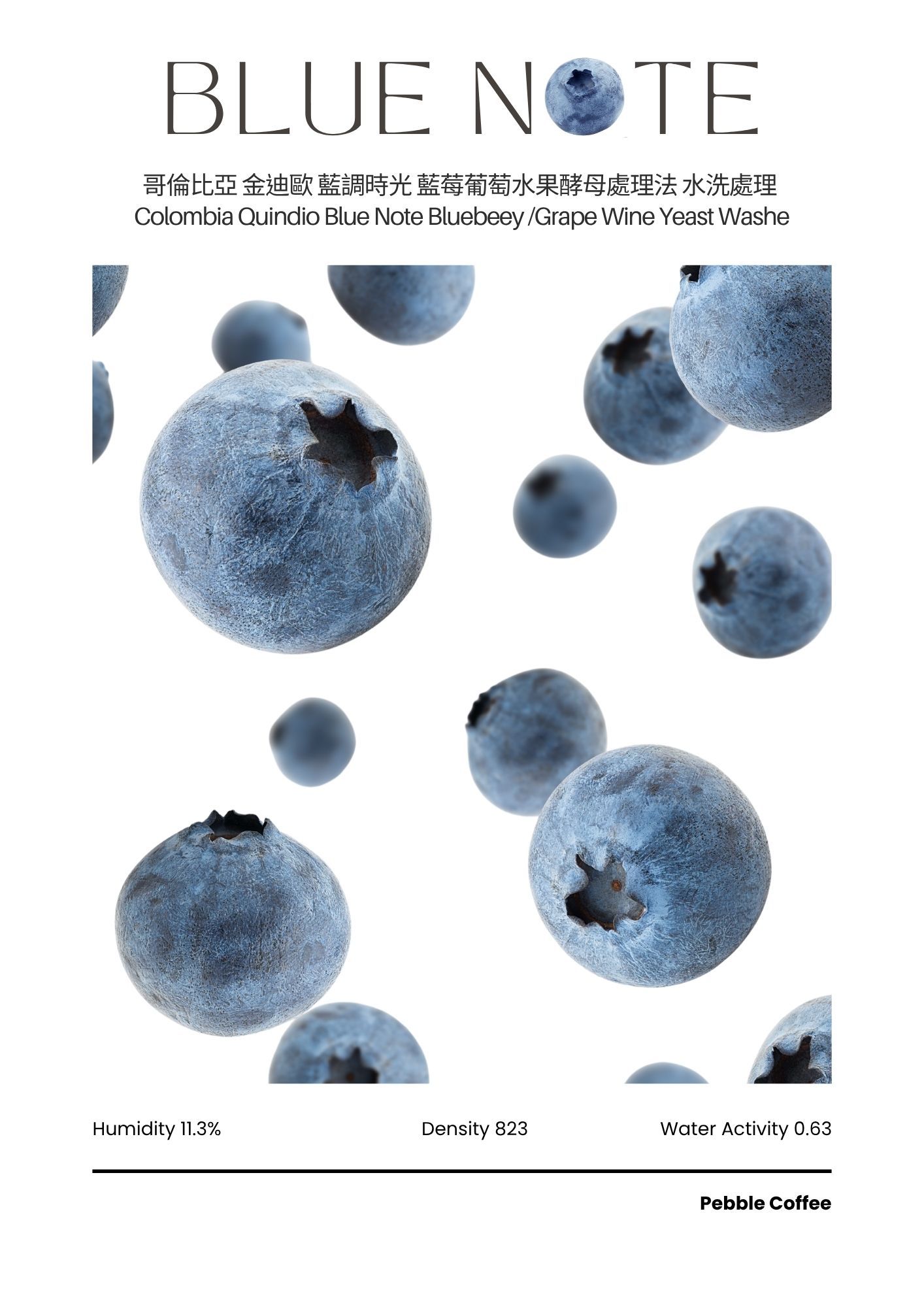 哥倫比亞 金迪歐 藍調時光 藍莓葡萄水果酵母水洗
