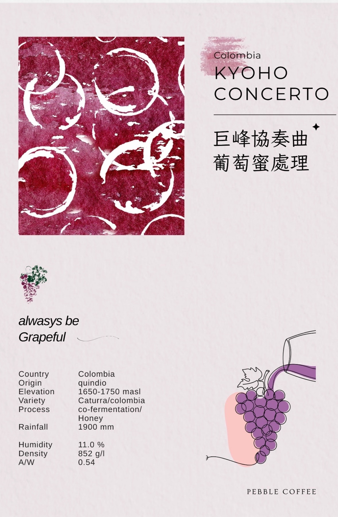 哥倫比亞 金迪歐 巨峰協奏曲 葡萄水果酵母 蜜處理