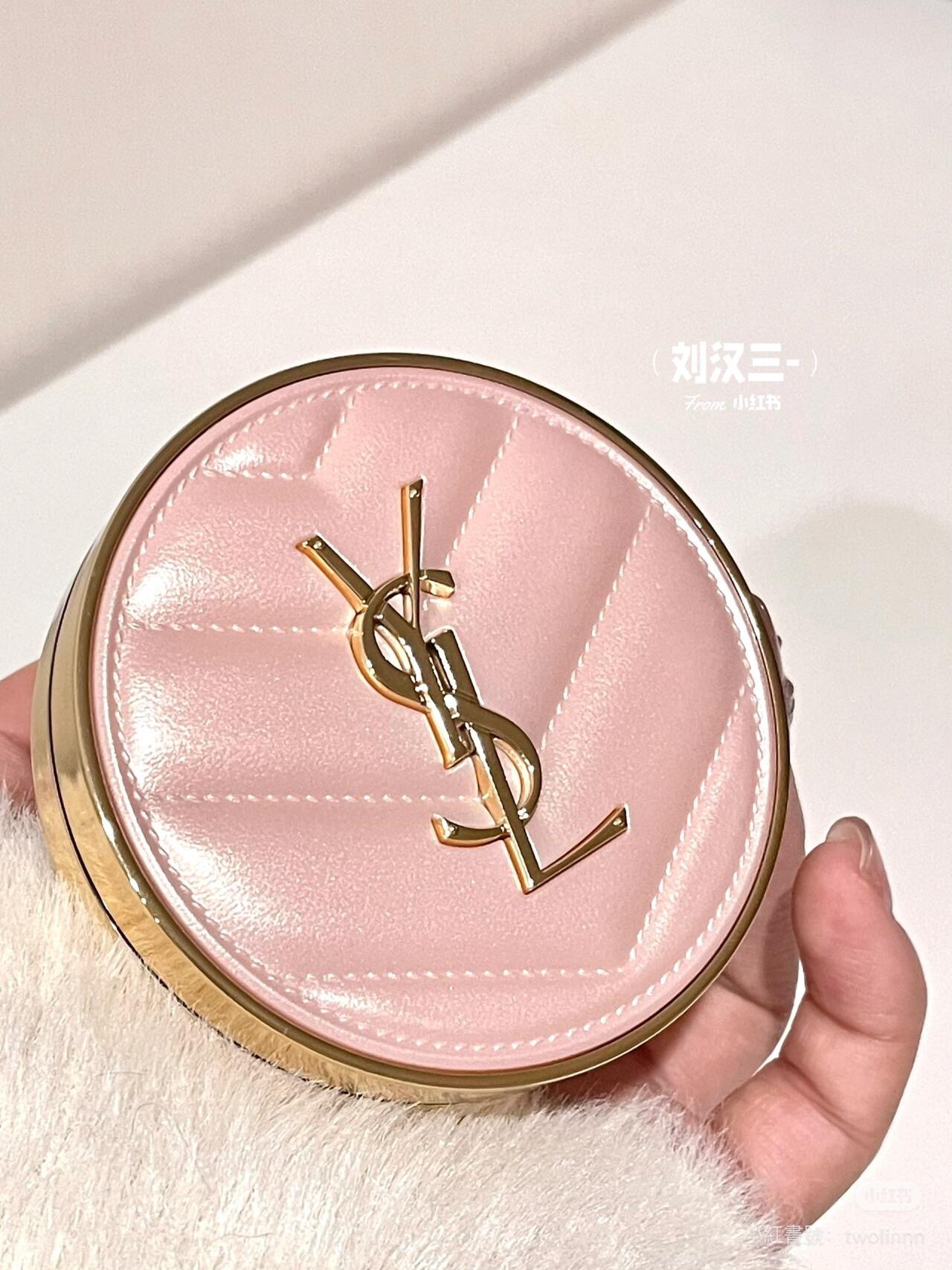 《現貨》Ysl超模光感粉色水氣墊SPF50+++