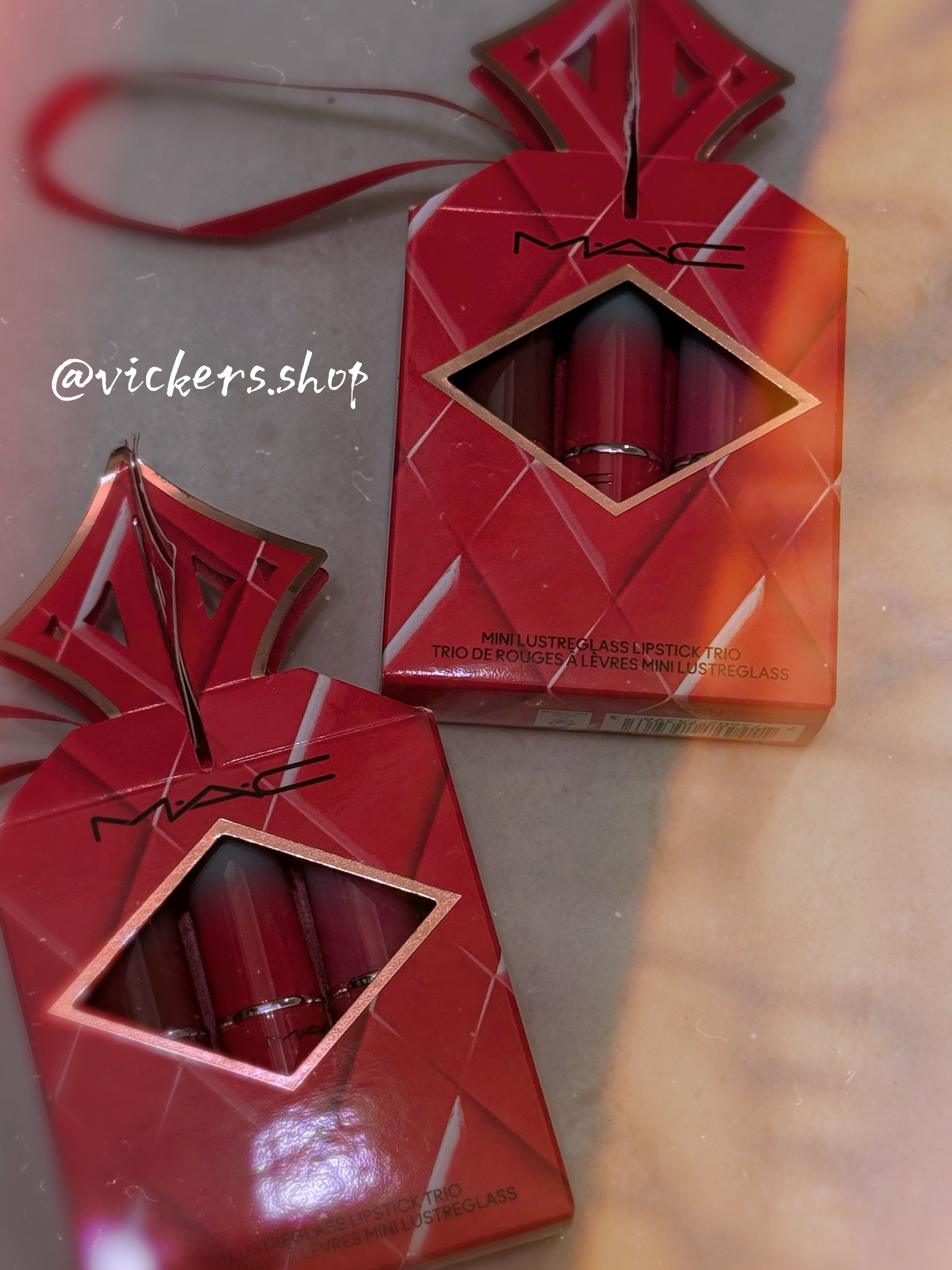 《現貨》MAC 聖誕限定3色迷你唇膏組 超持色水唇膏