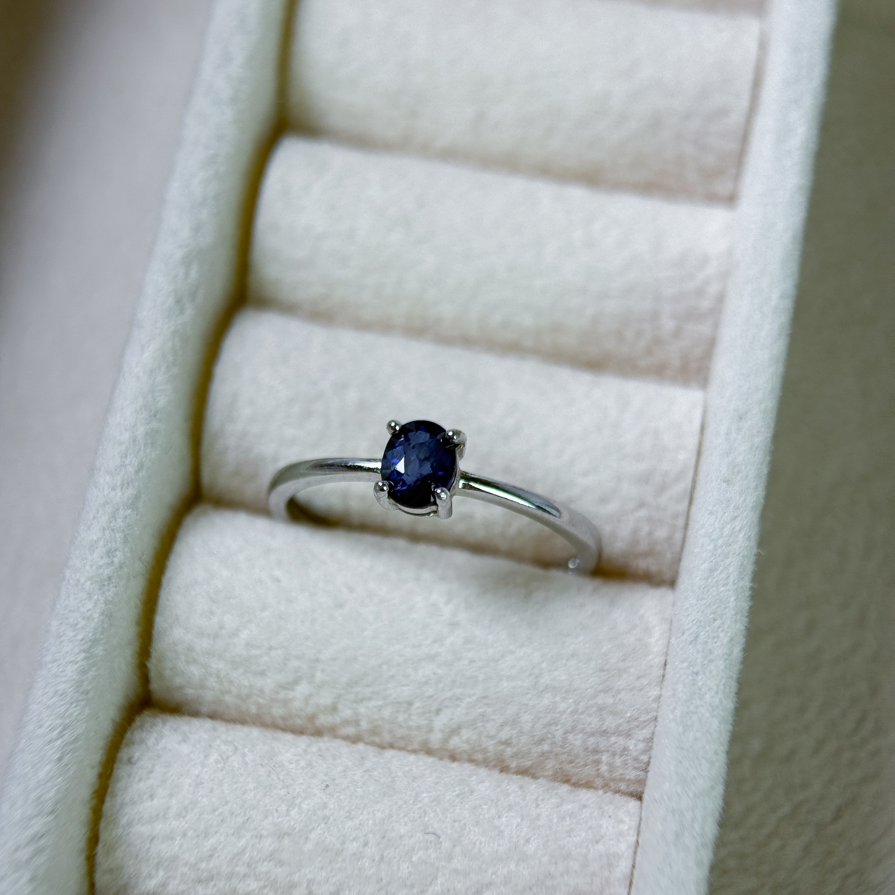 藍寶石 925純銀戒指