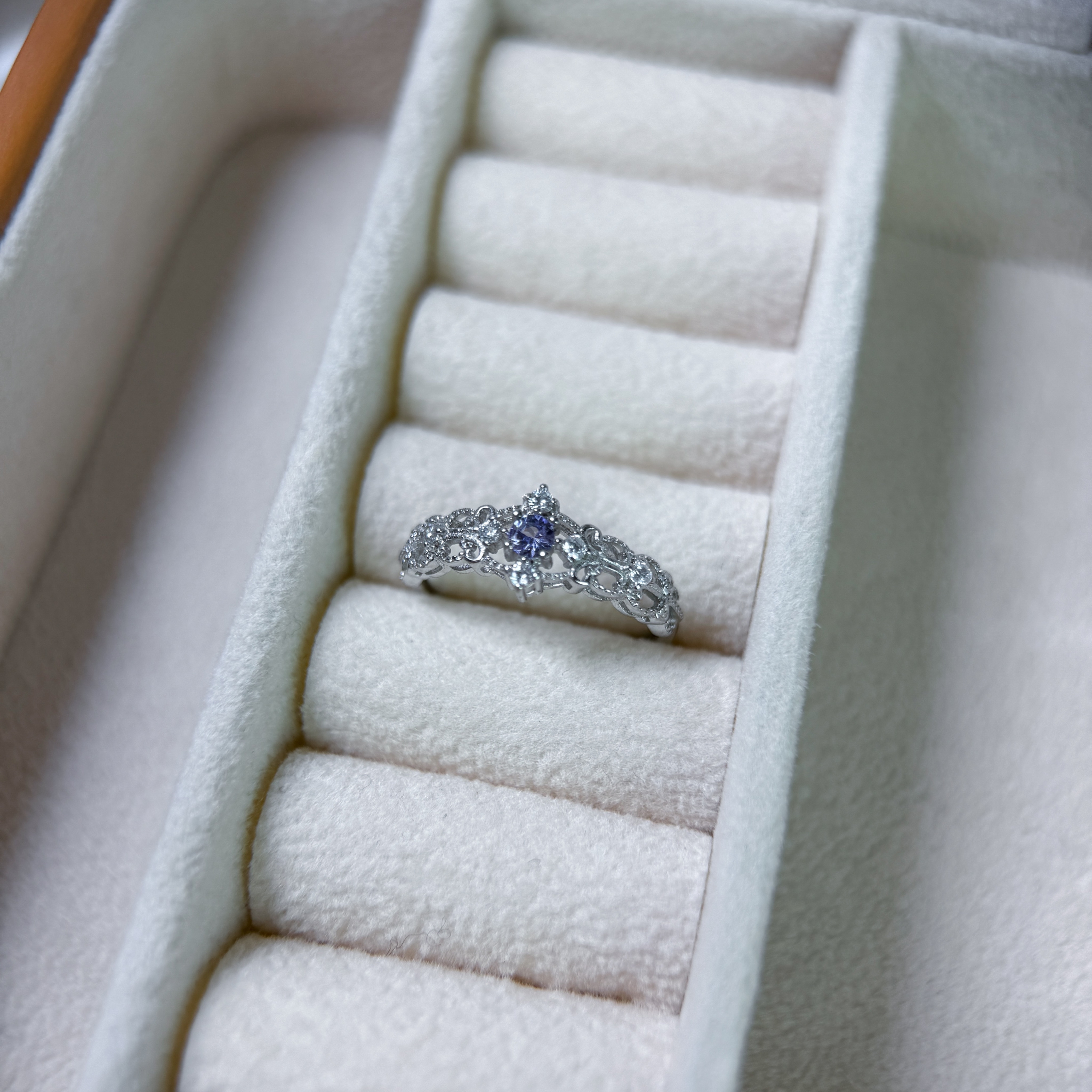 坦桑石 925純銀戒指