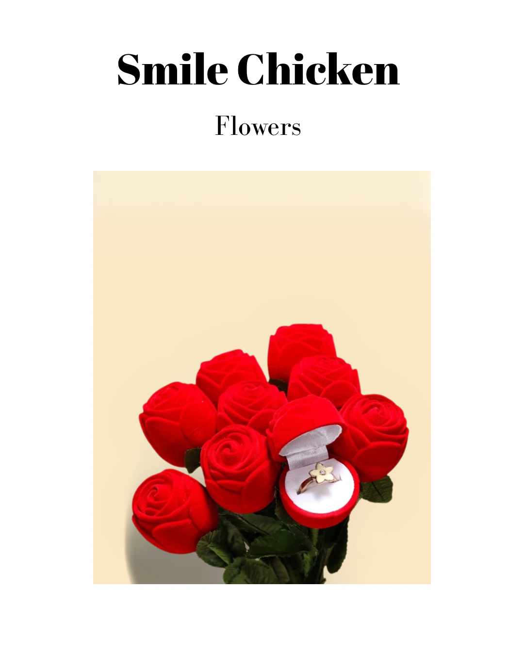 紅色玫瑰戒指盒🌹 預購