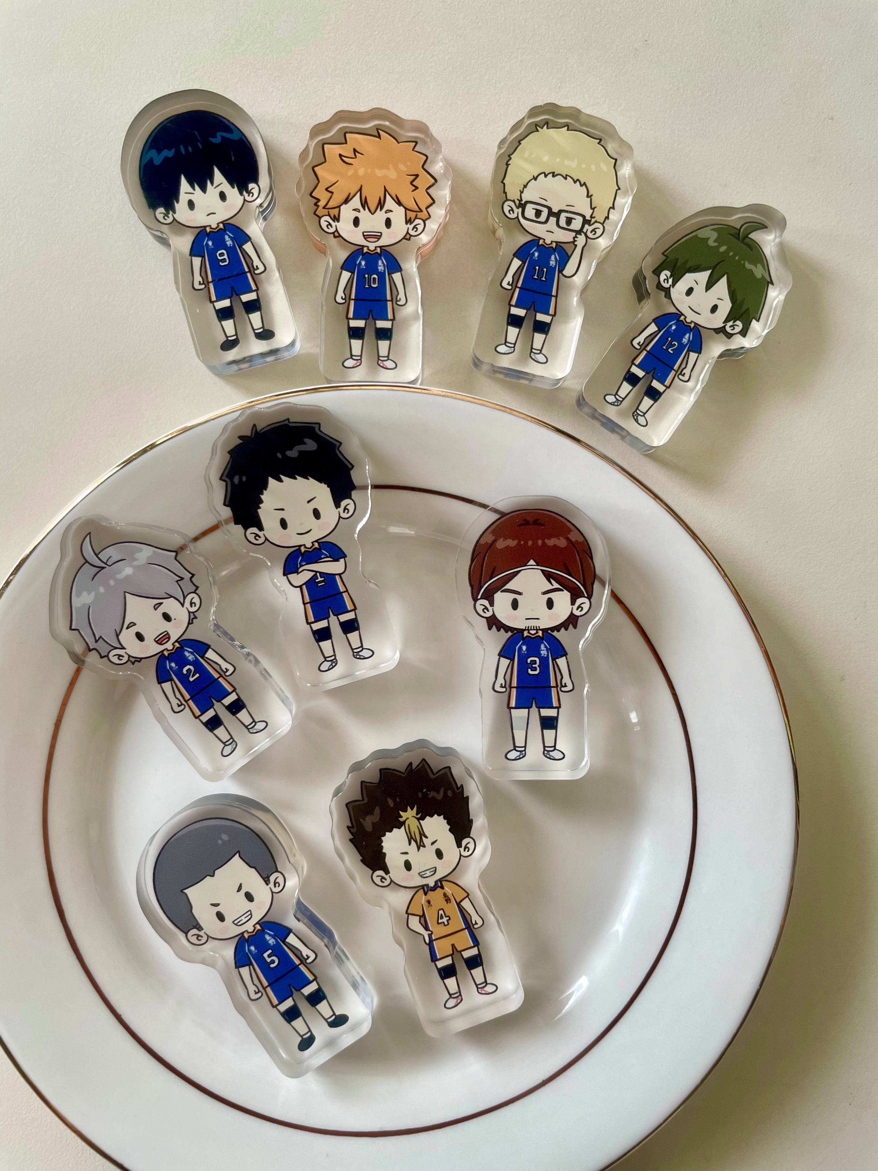 排球少年二創｜烏野組厚立牌