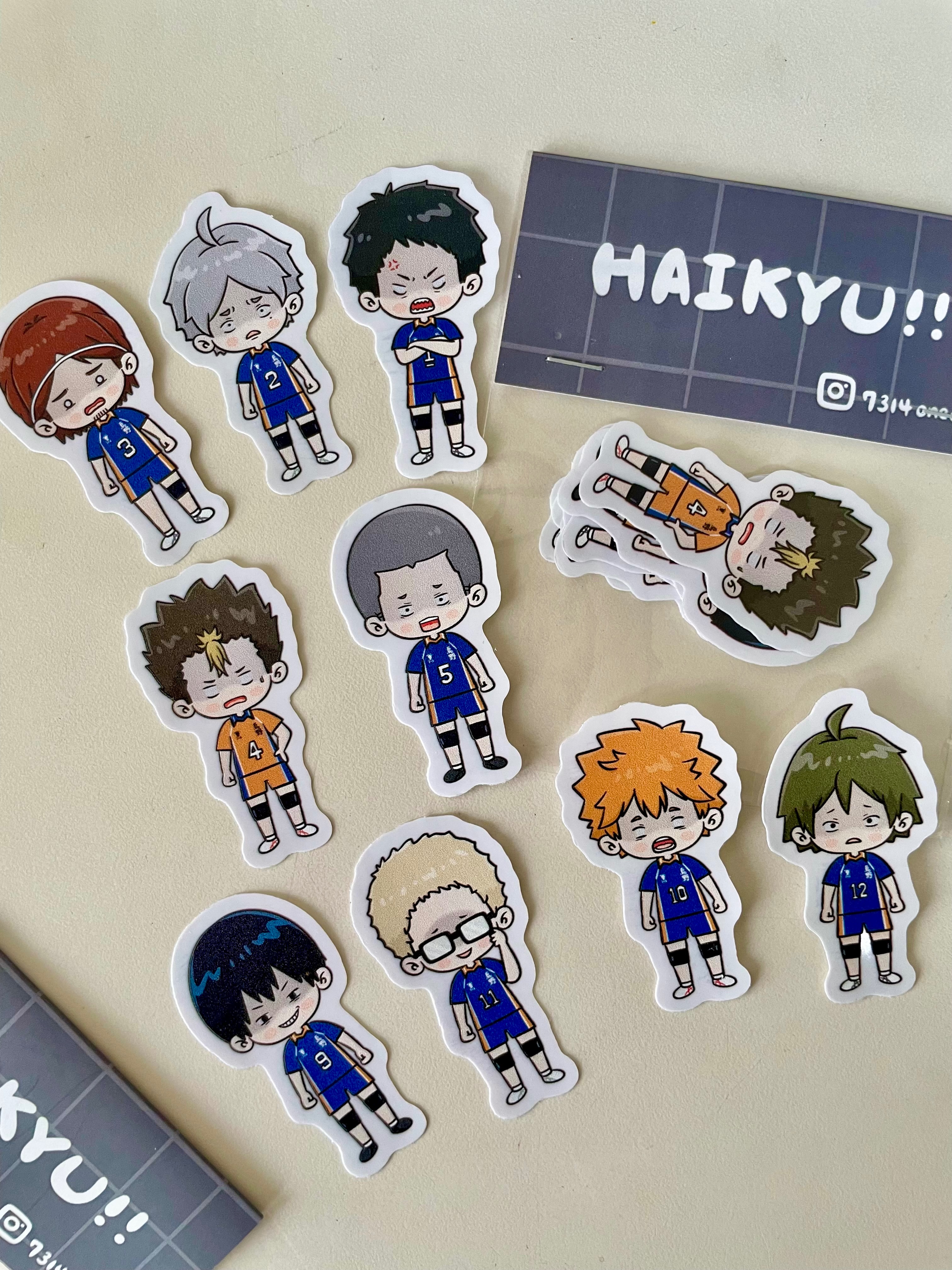 排球少年二創｜崩臉貼紙