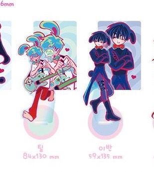 pop store 炫彩立牌+小卡一組（ivan+till）