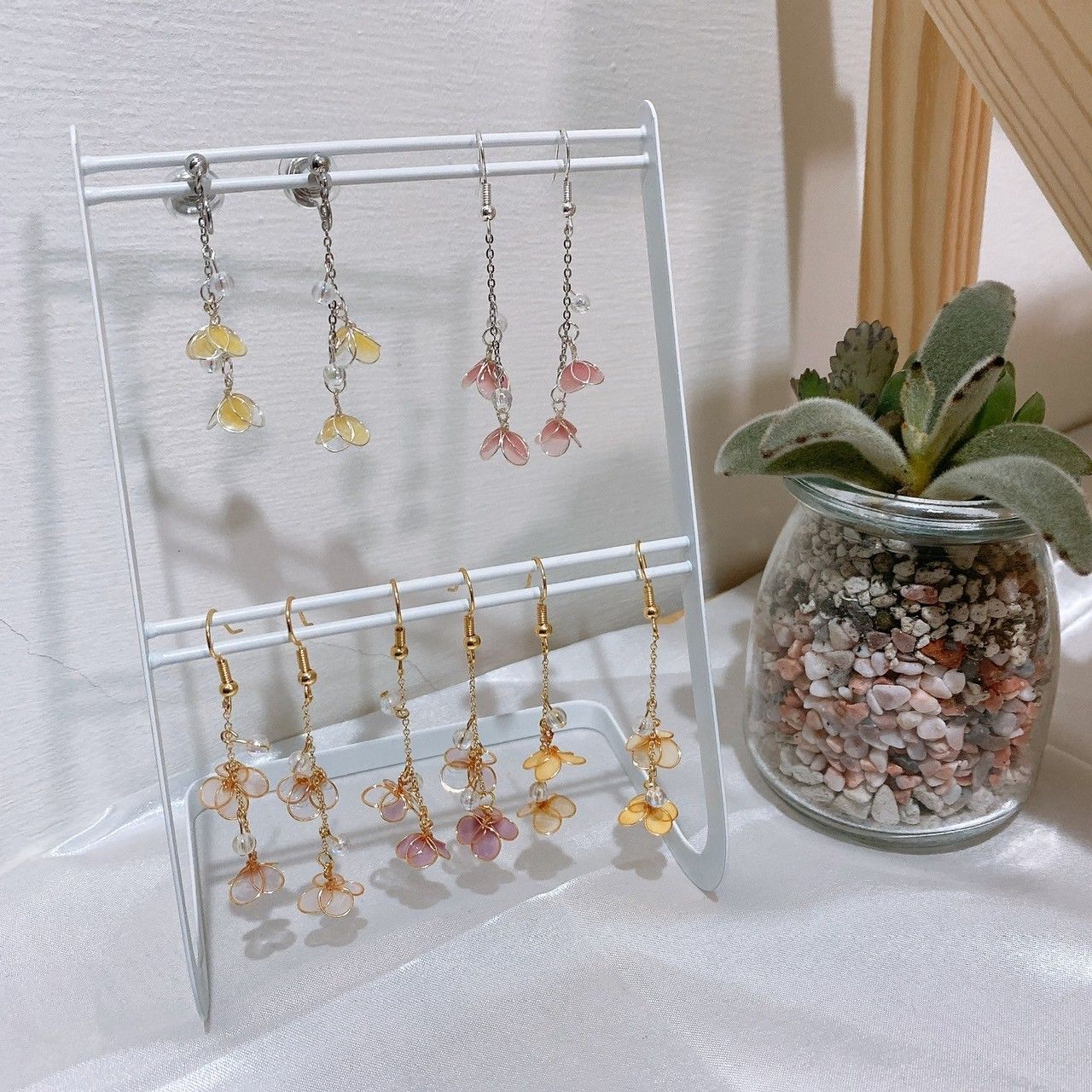 琉璃花語*.｡☂ 金線與銀線款 | 包14K金耳針、耳夾 | S925銀耳針、耳夾