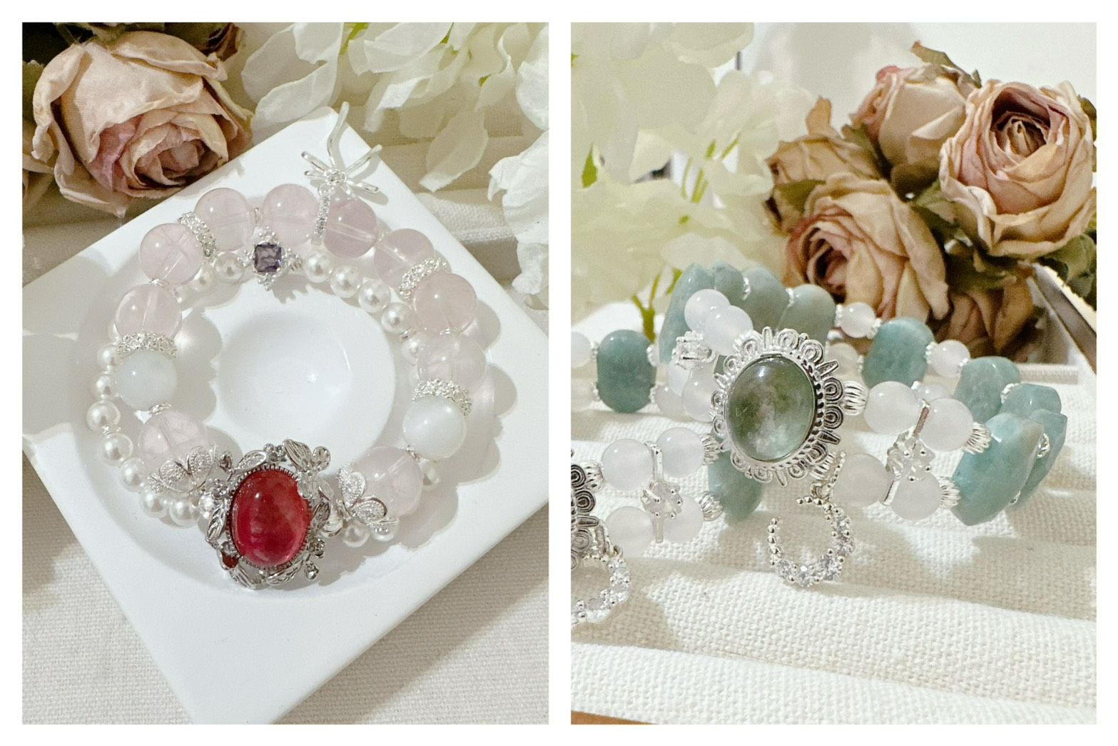 香緹石光✿天然石手作飾品  ꙳⋆° . 花花 ✧⭒.꙳  l手鍊客製