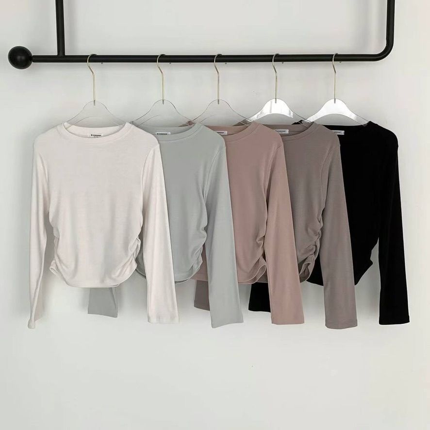 柔軟暖絨長袖上衣