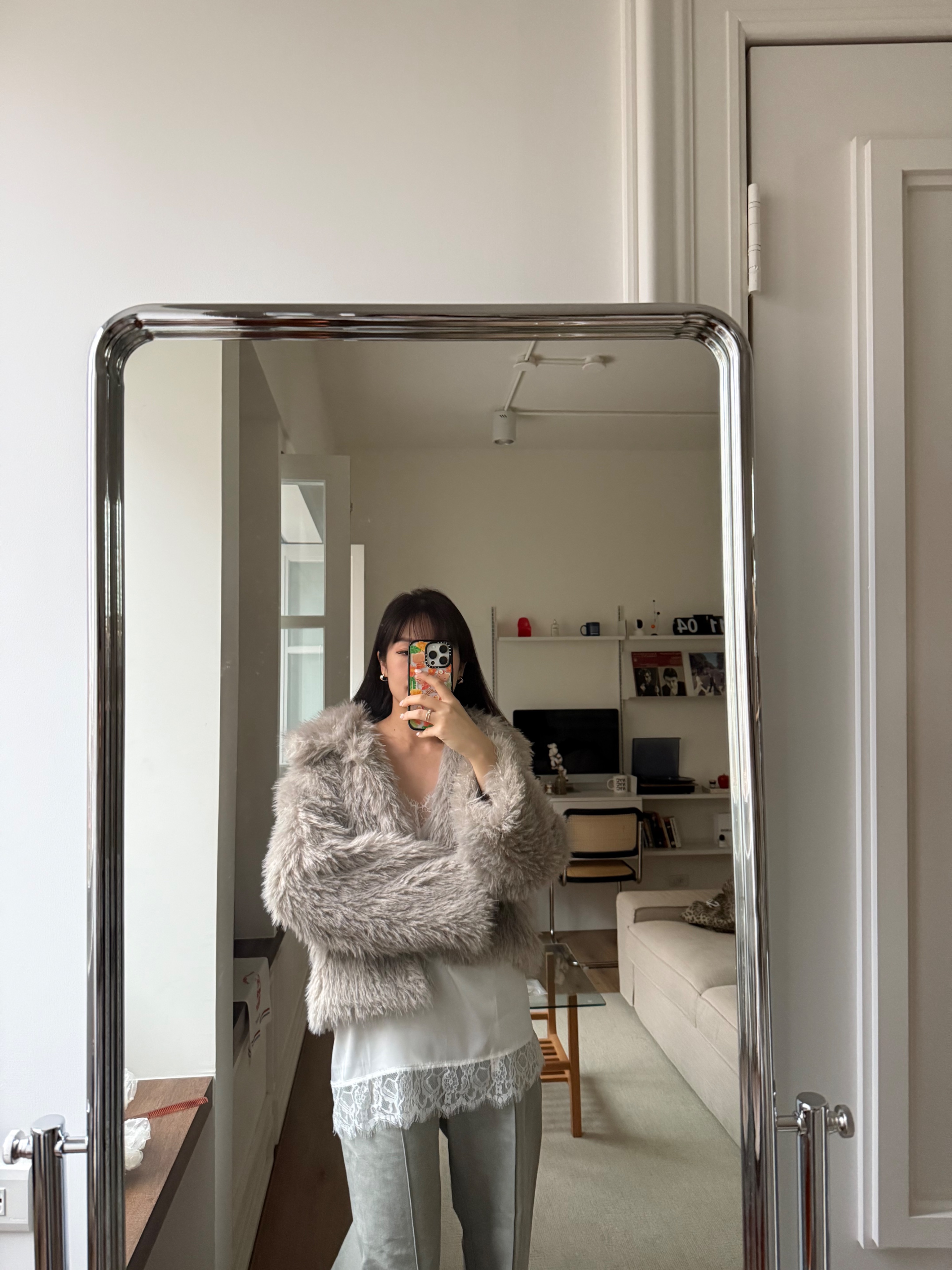 毛茸茸皮草外套