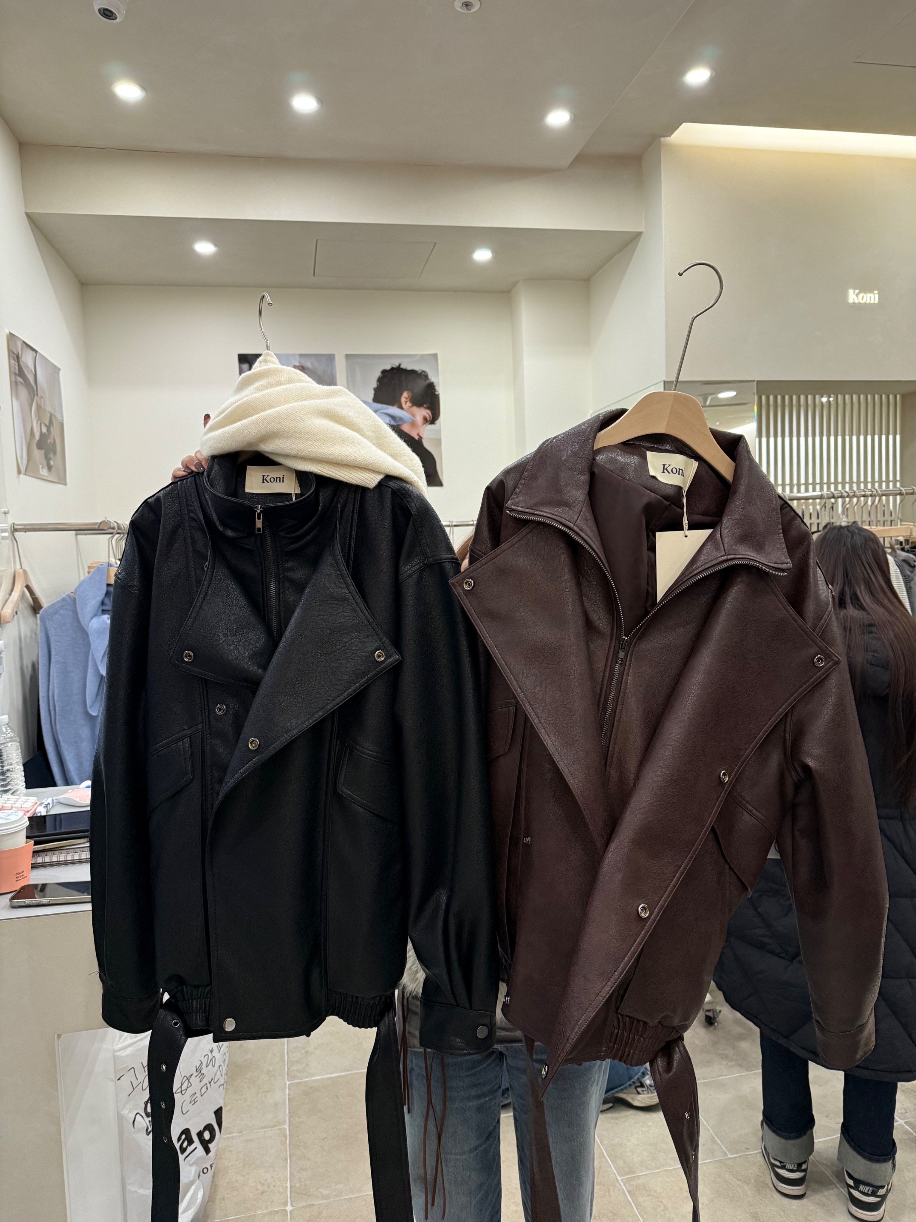 復古立領高質感皮外套