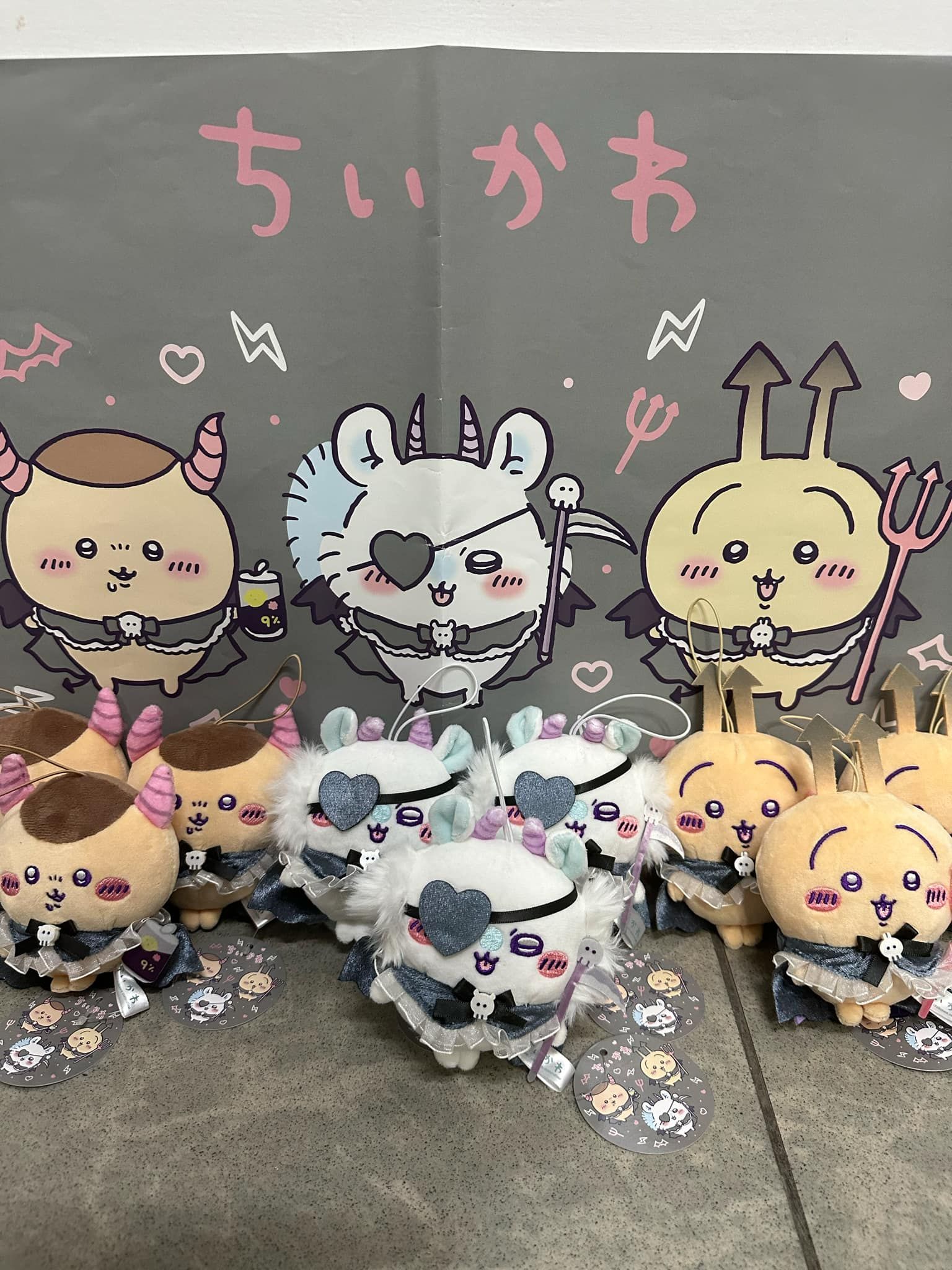 現貨✨ 日本正版🇯🇵 吉伊卡哇 墮天使 惡魔 吊飾 娃娃 景品 烏薩奇 栗子饅頭 小桃