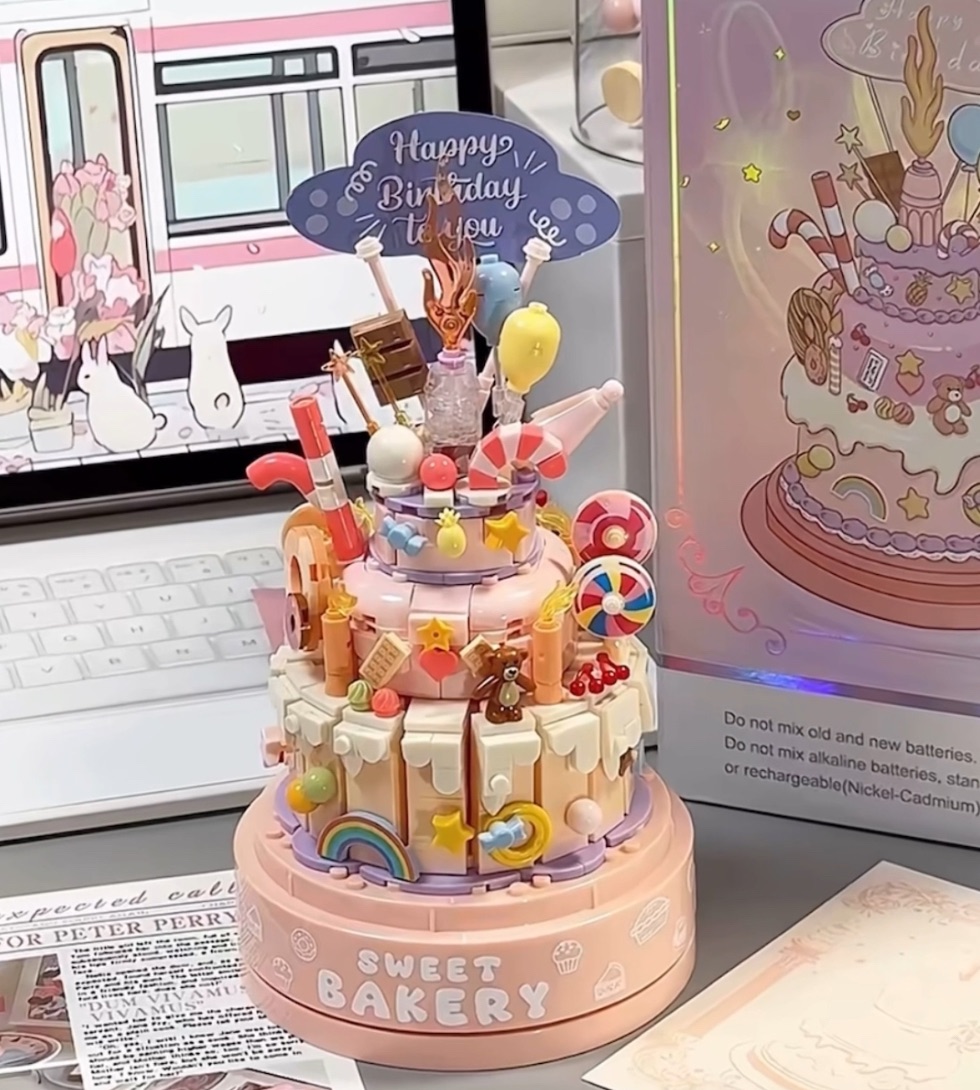 永生蛋糕旋轉音盒