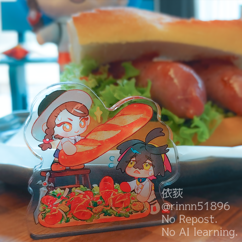 【烏栗青】處處可野餐【壓克力厚飯友】