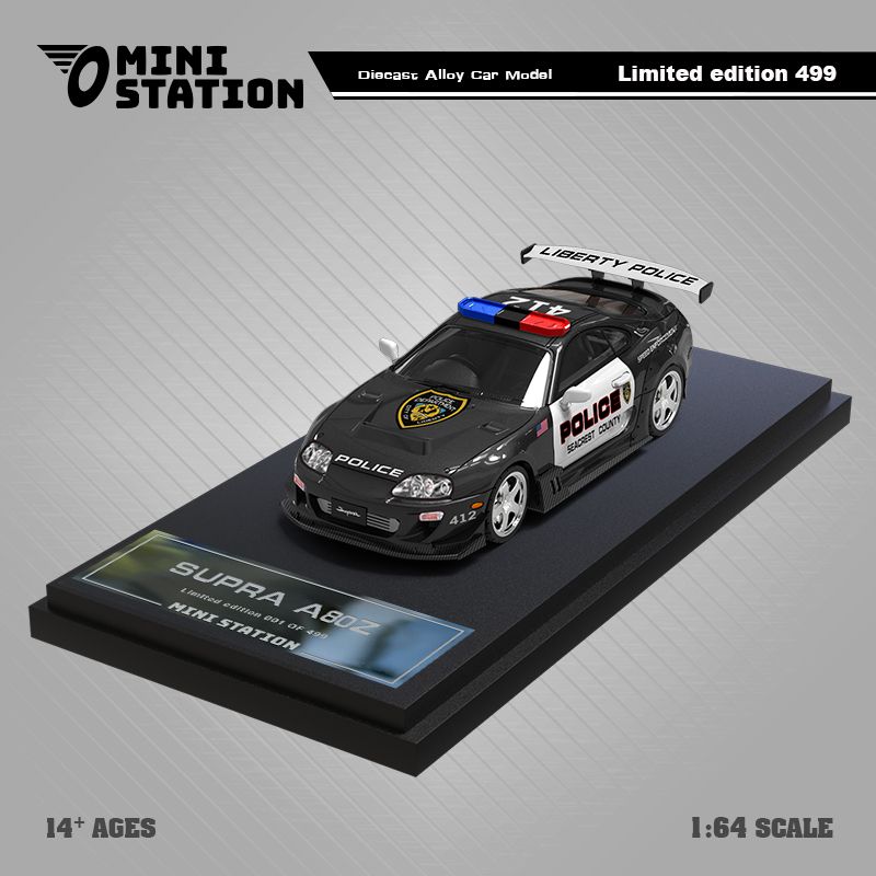 Mini Station 1/64 Supra A80Z GTA 警車