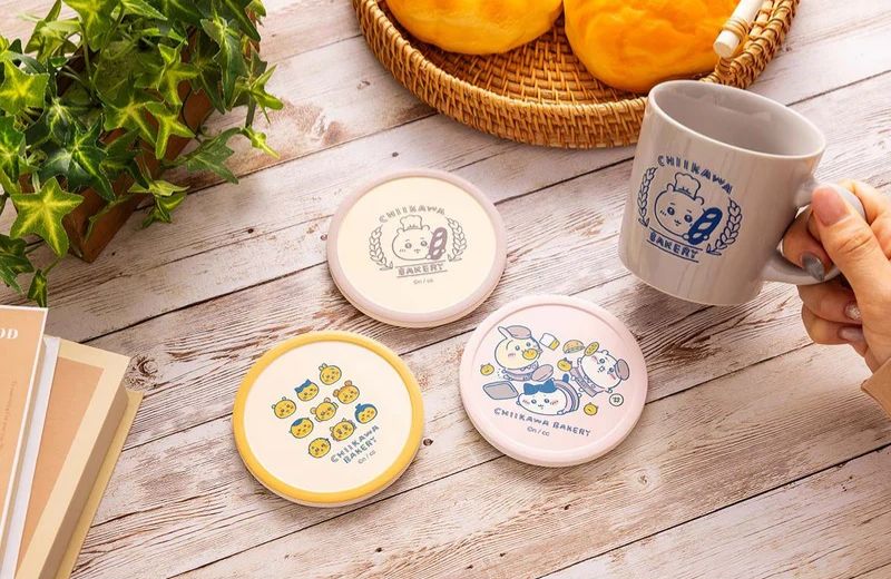 麵包系列杯墊、保溫瓶、束口袋