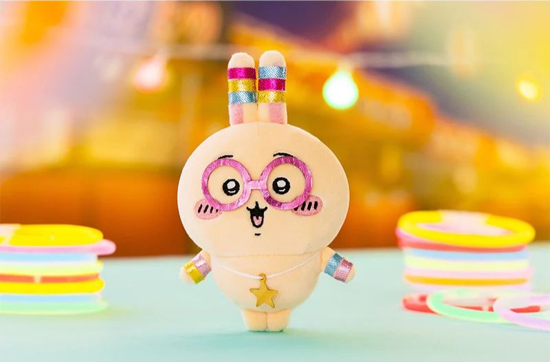 螢光兔與車車徽章